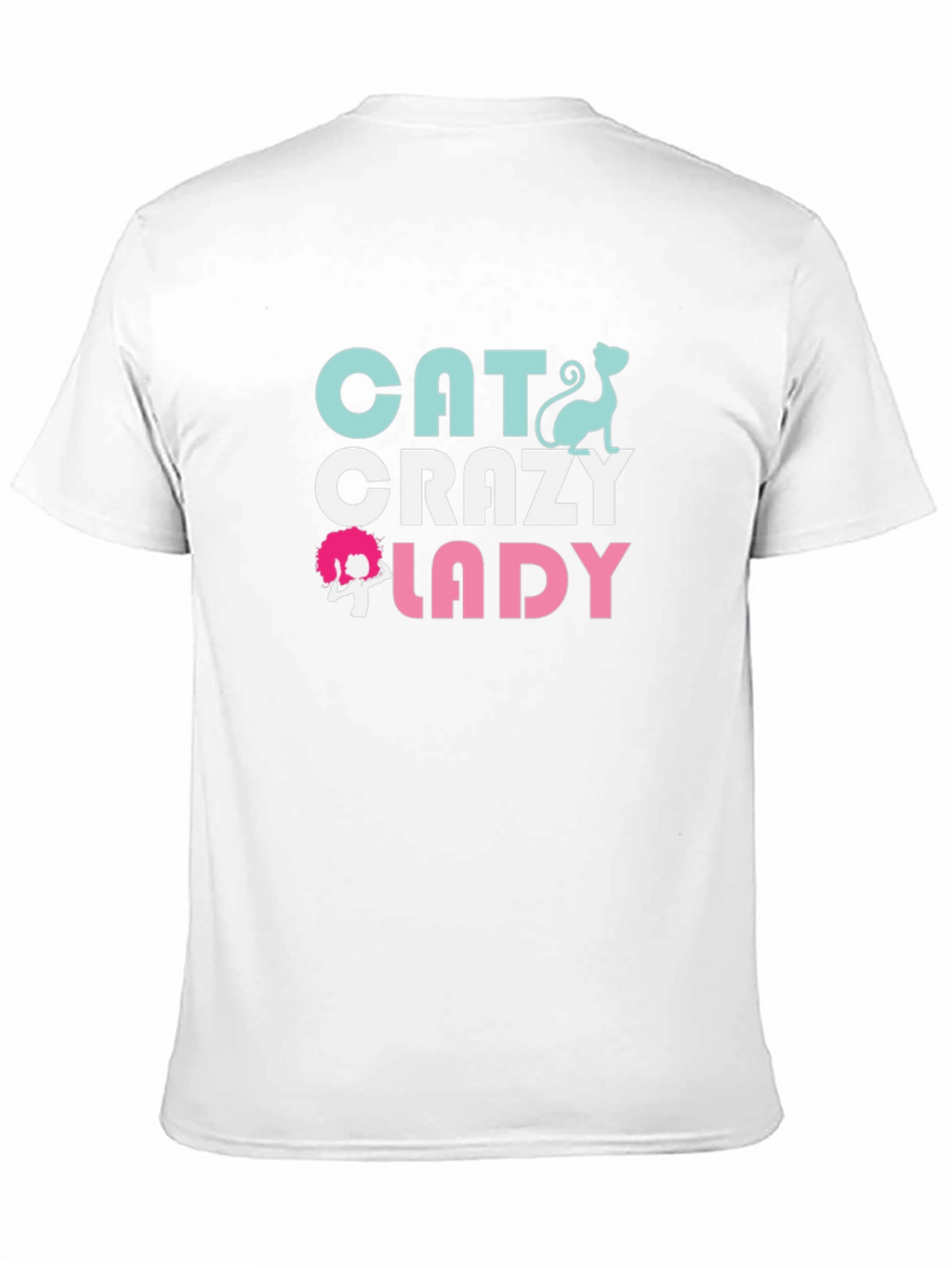 Cat Crazy Lady Graphic T-Shirt