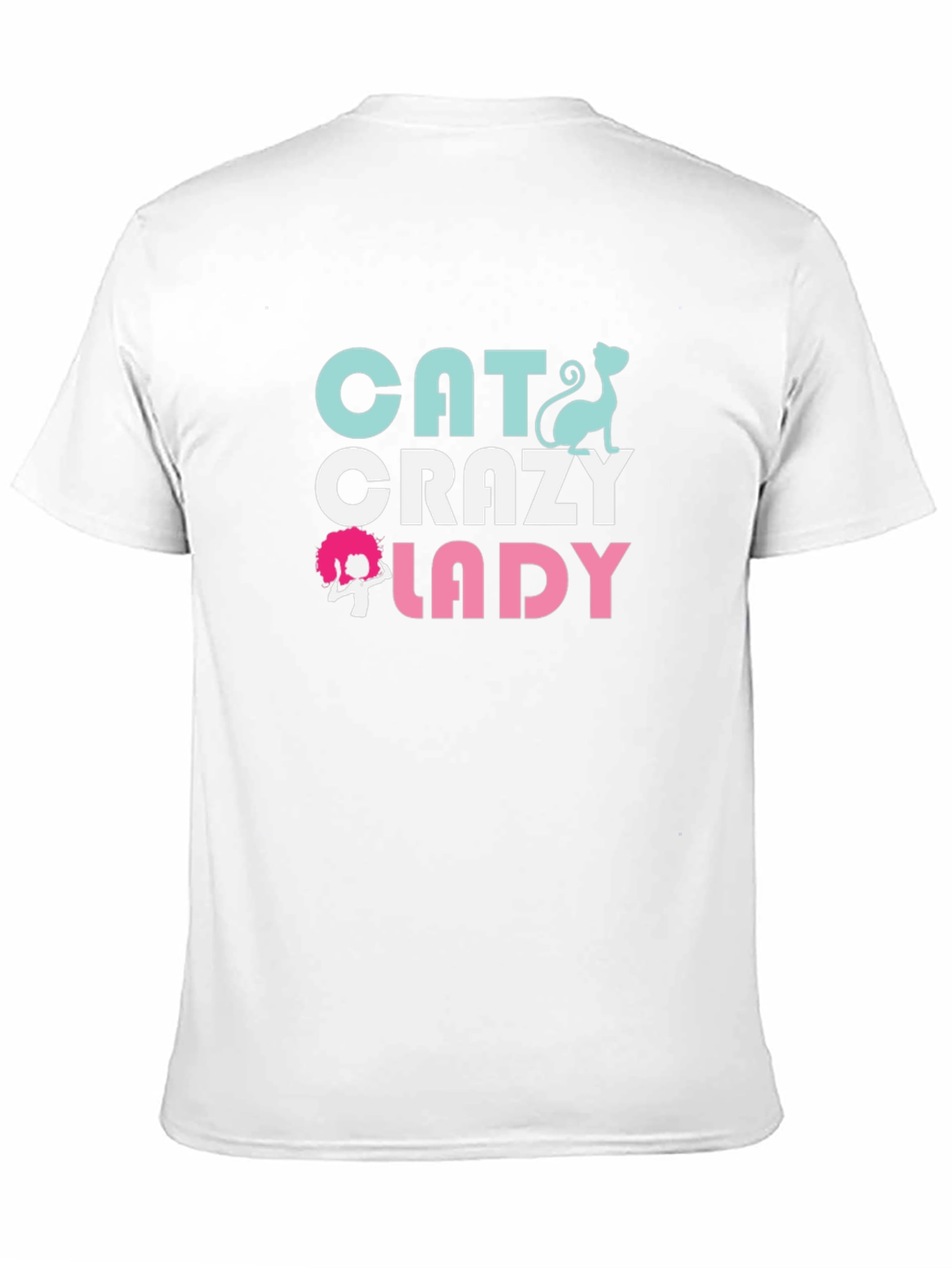 Cat Crazy Lady Graphic T-Shirt