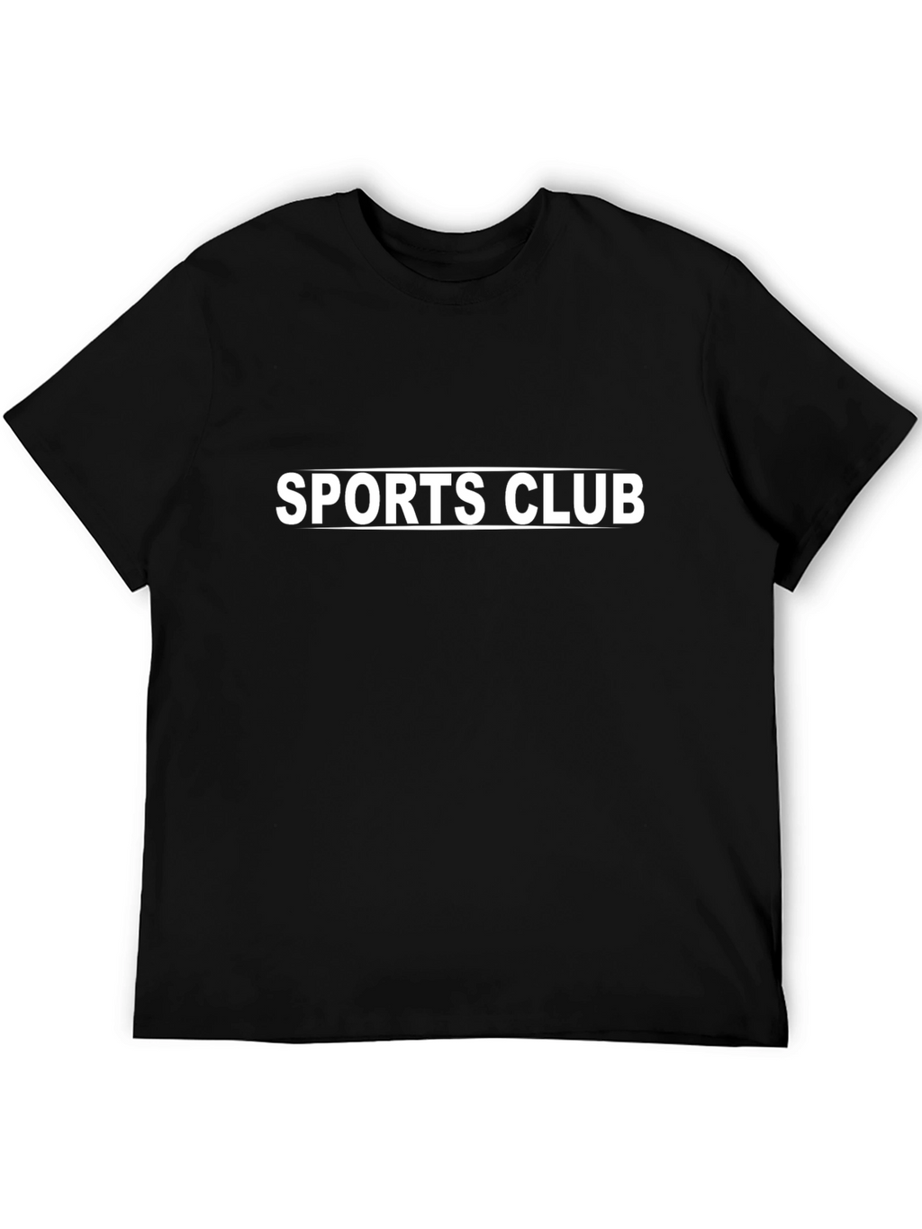 Sports Club Black Graphic Tee