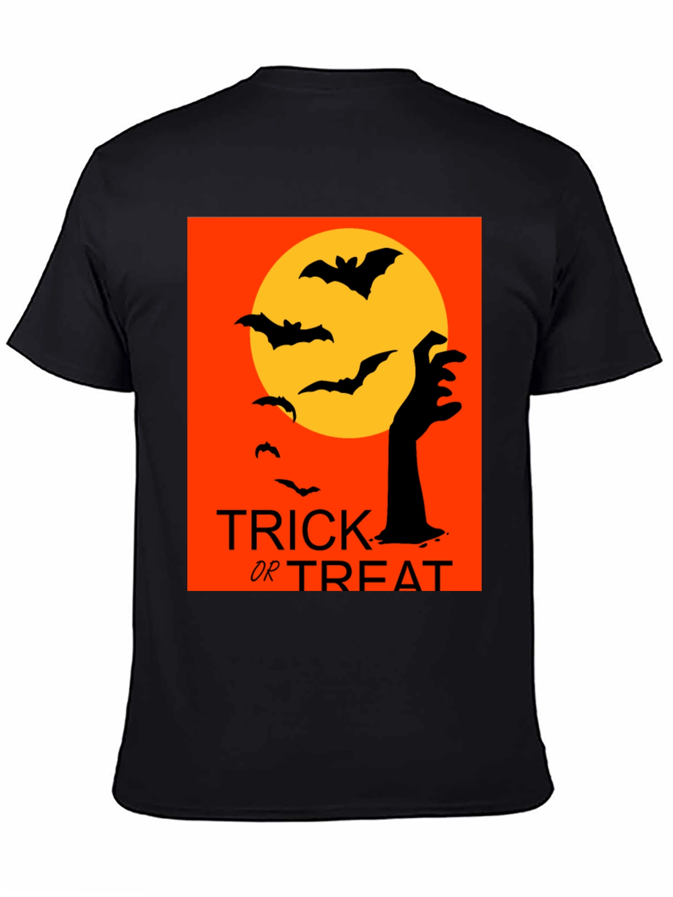 Halloween Trick or Treat Bats Graphic Tee