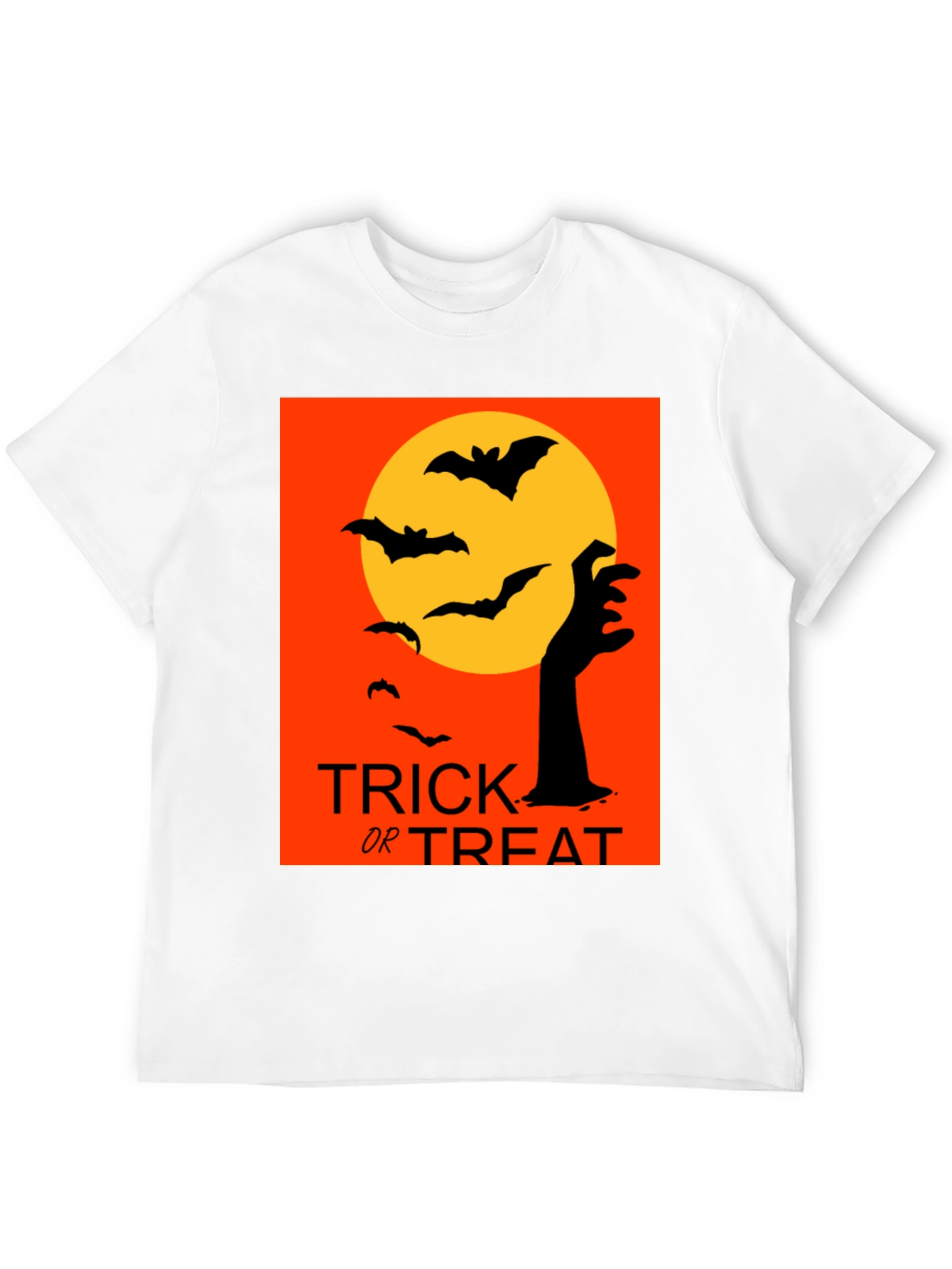 Halloween Trick or Treat Bats Graphic Tee