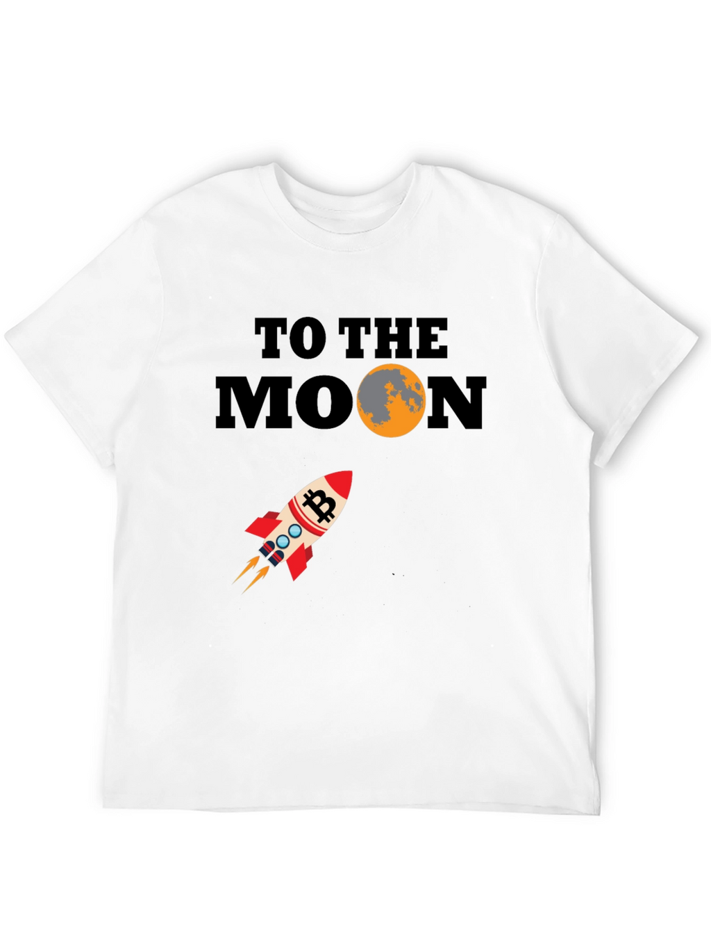 Bitcoin To The Moon Graphic T-Shirt