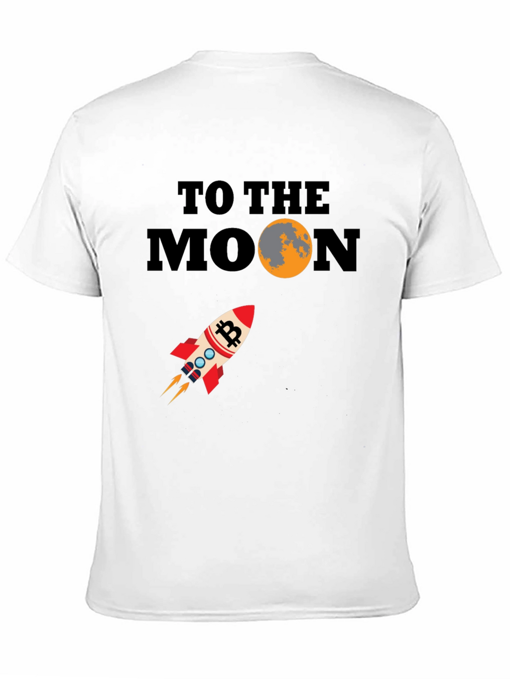 Bitcoin To The Moon Graphic T-Shirt