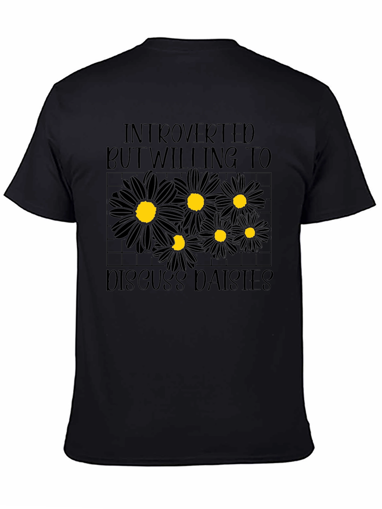 Introverted Daisies Graphic T-Shirt
