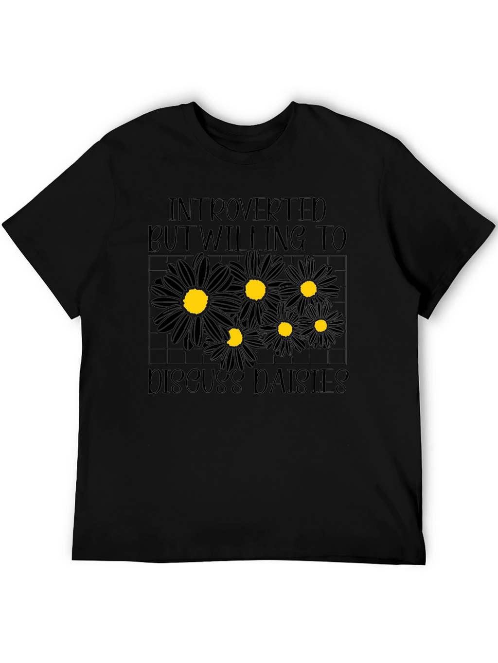 Introverted Daisies Graphic T-Shirt