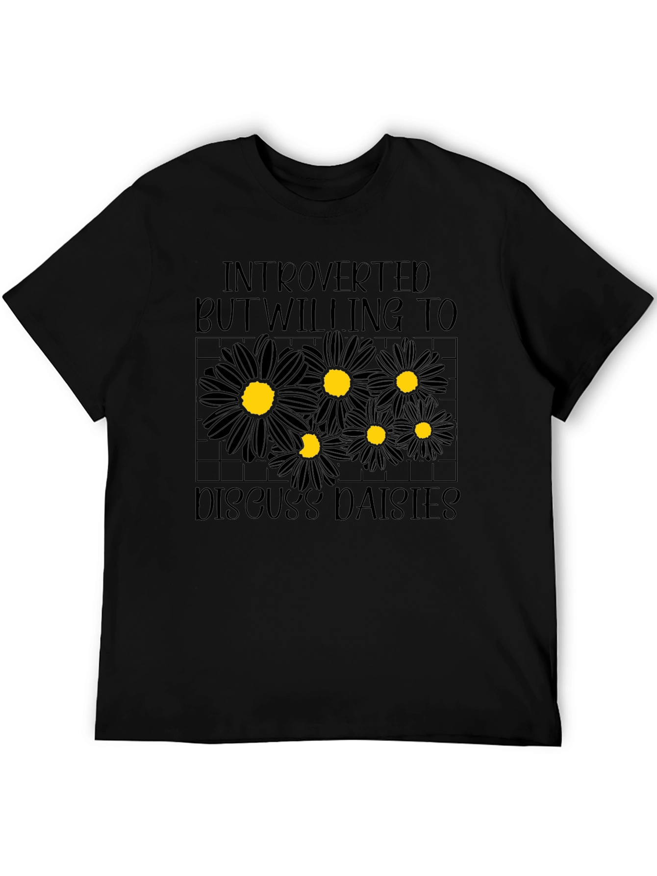 Introverted Daisies Graphic T-Shirt
