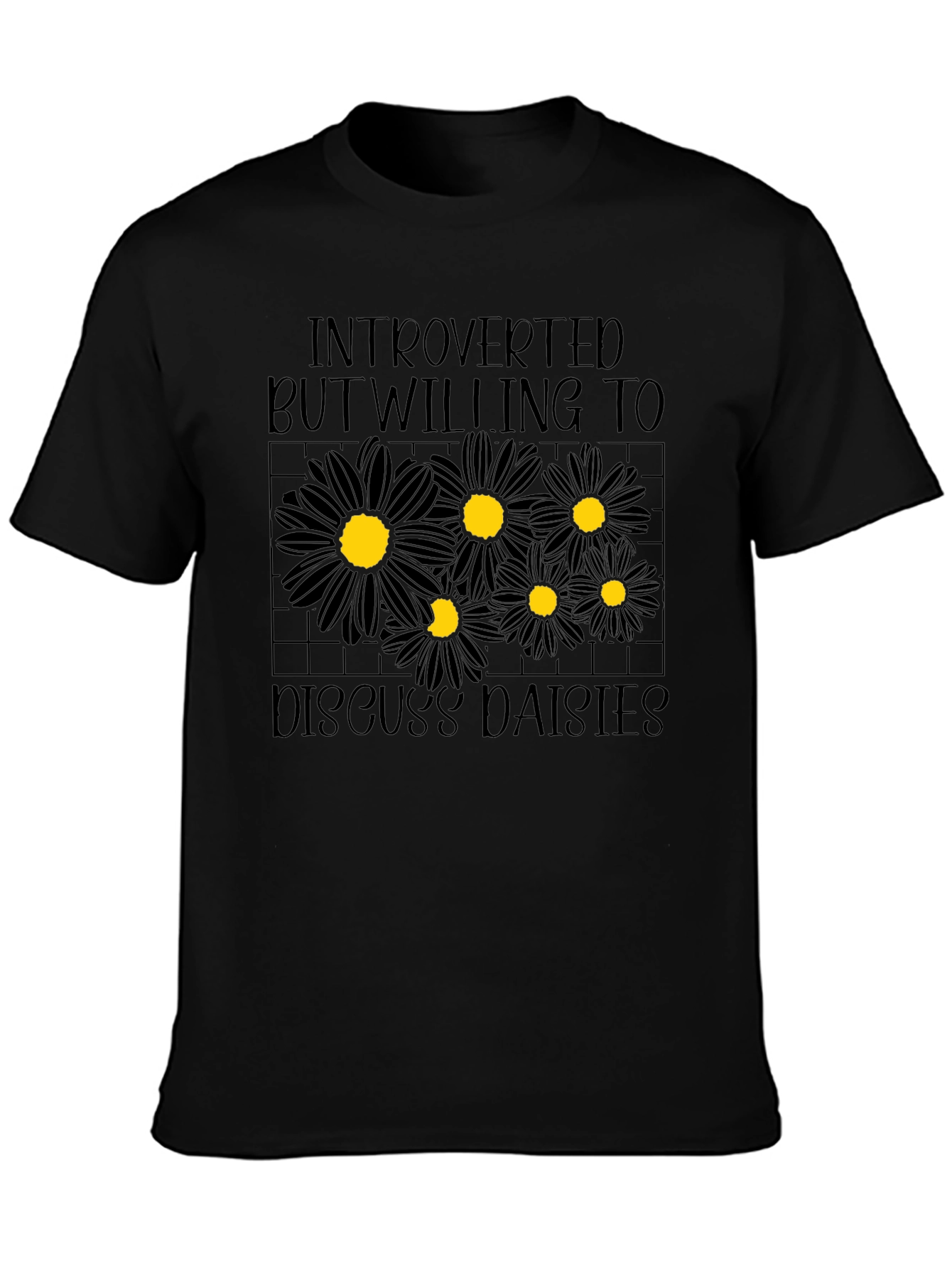 Introverted Daisies Graphic T-Shirt