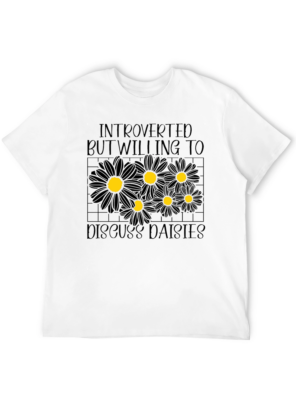 Introverted Daisies Graphic T-Shirt