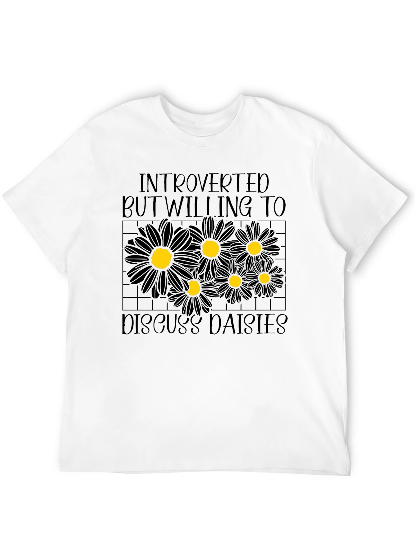 Introverted Daisies Graphic T-Shirt