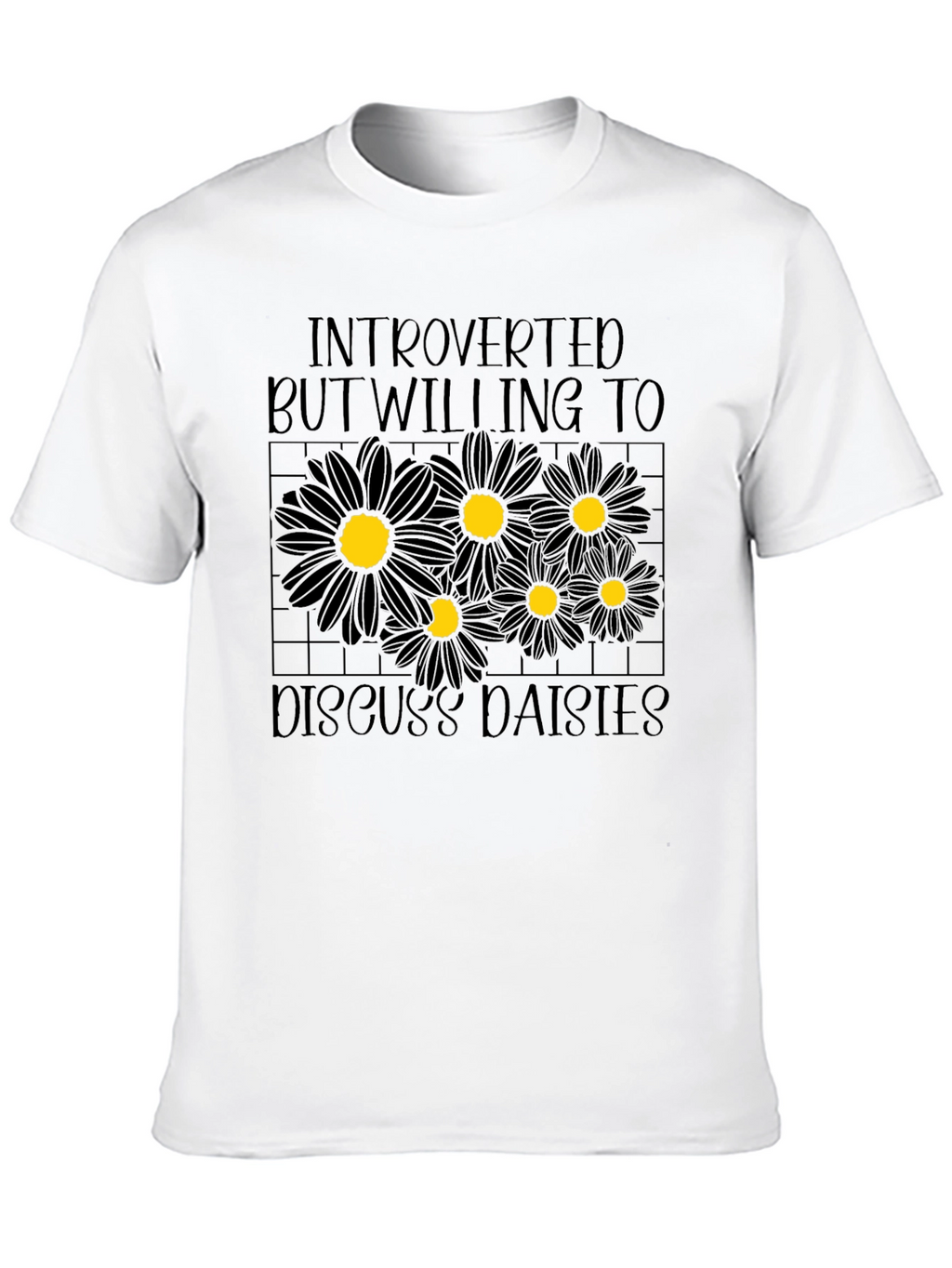 Introverted Daisies Graphic T-Shirt
