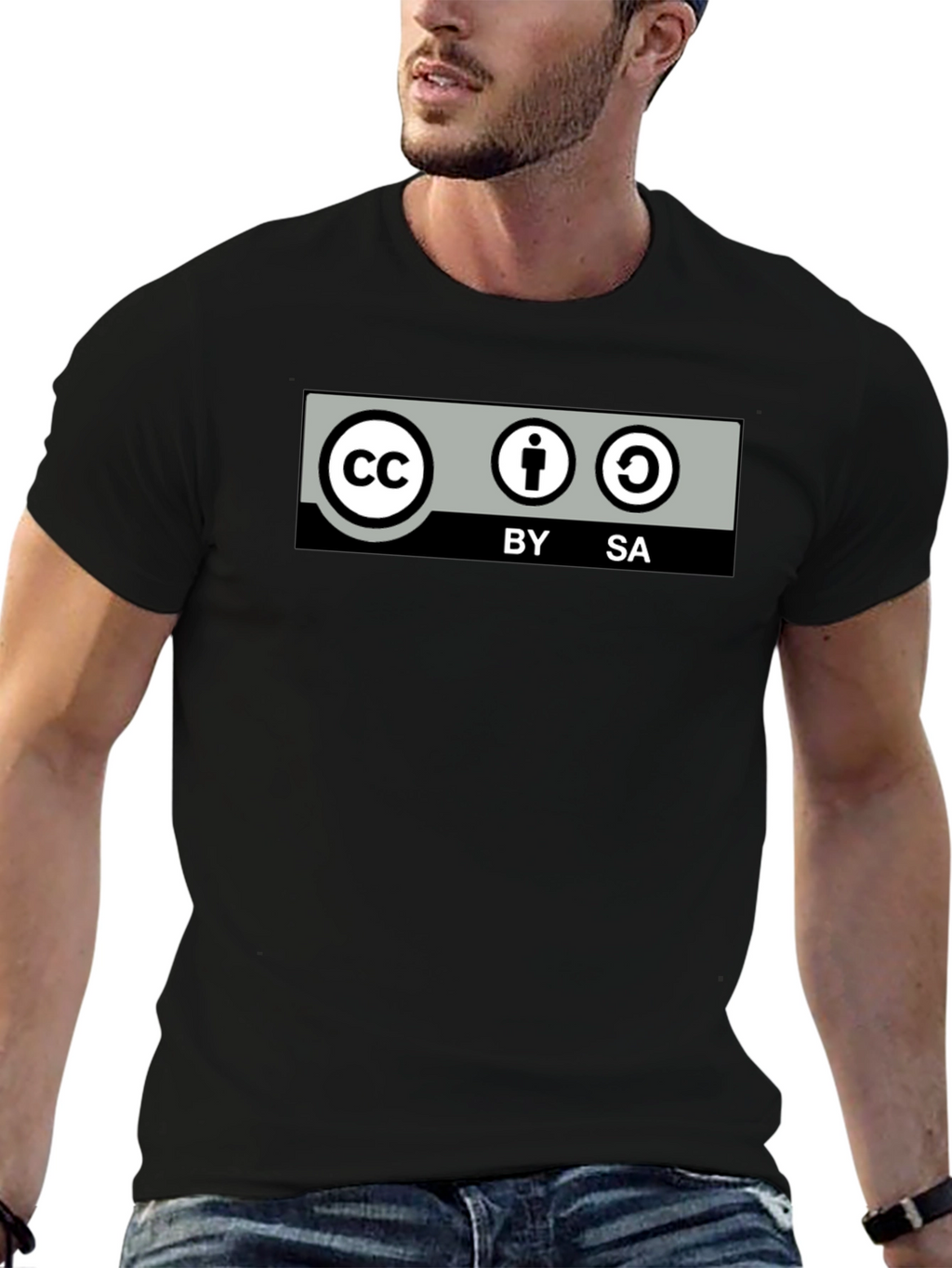 Creative Commons Black T-Shirt