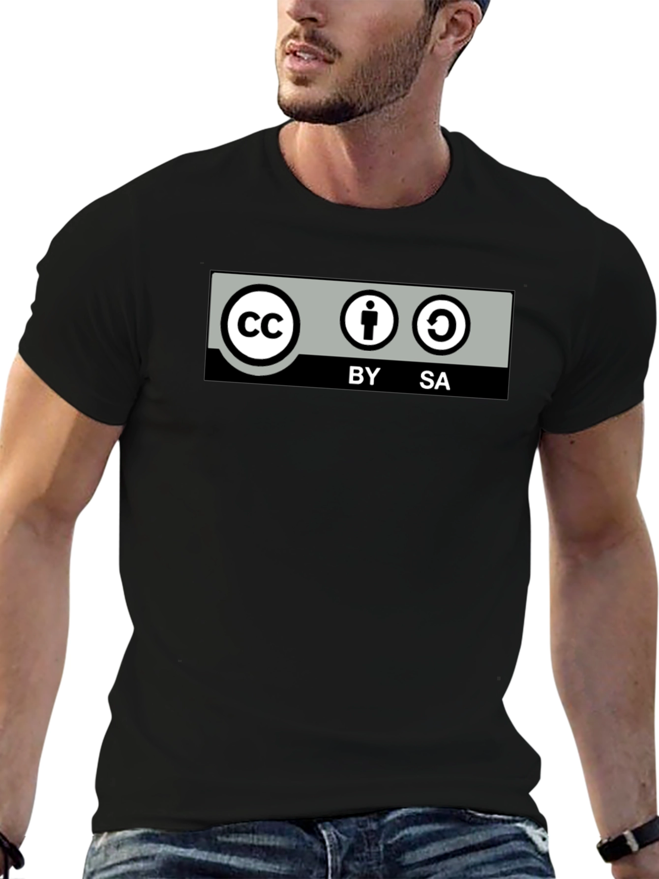 Creative Commons Black T-Shirt