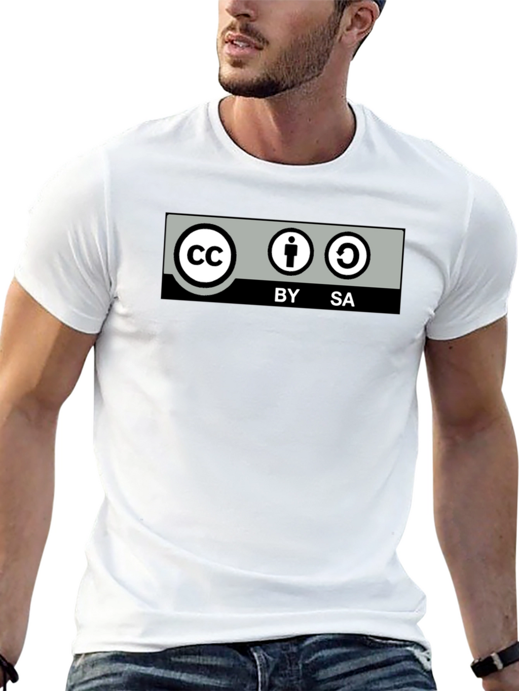 Creative Commons Black T-Shirt