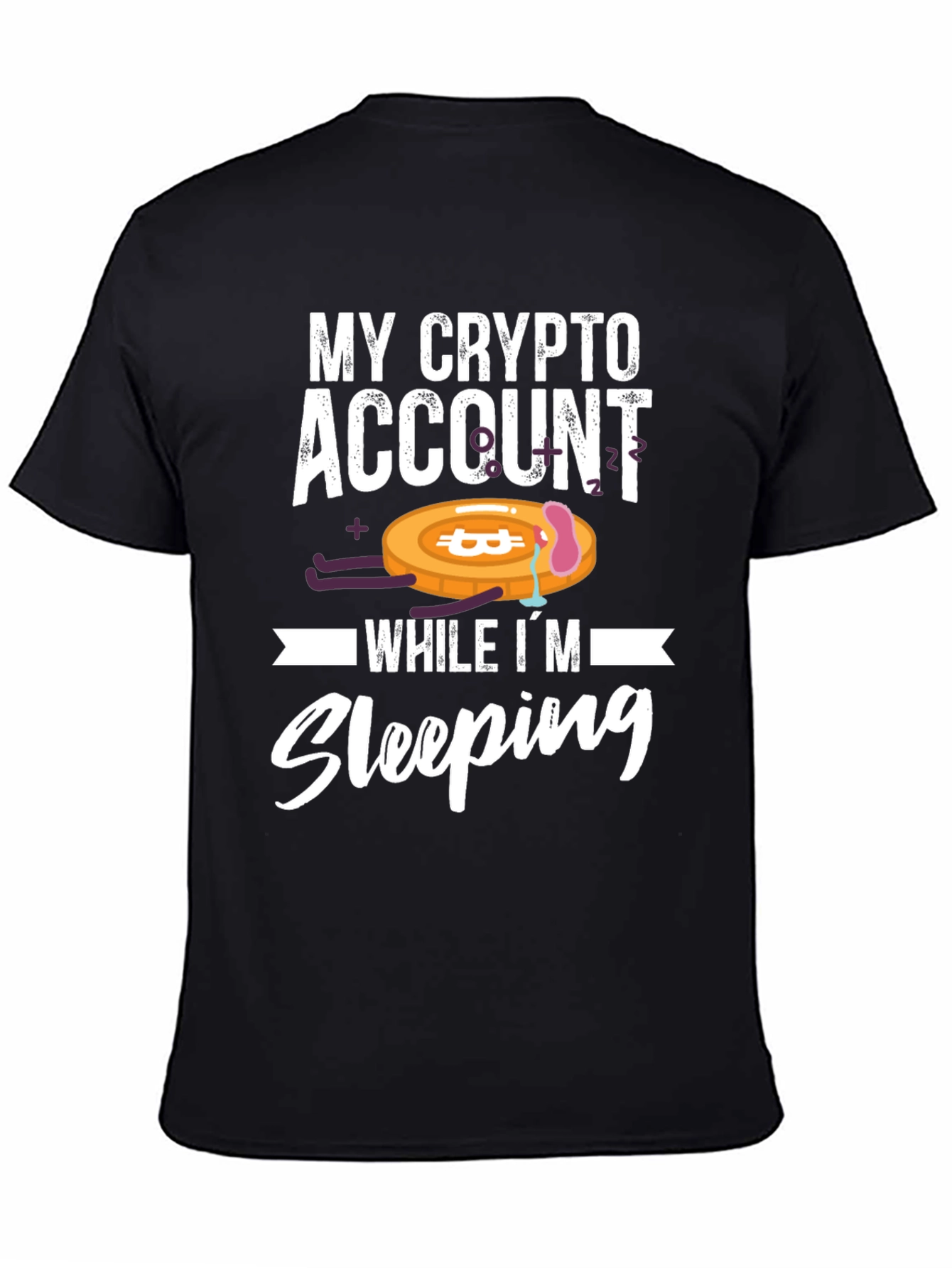 Crypto Account Sleeping T-Shirt
