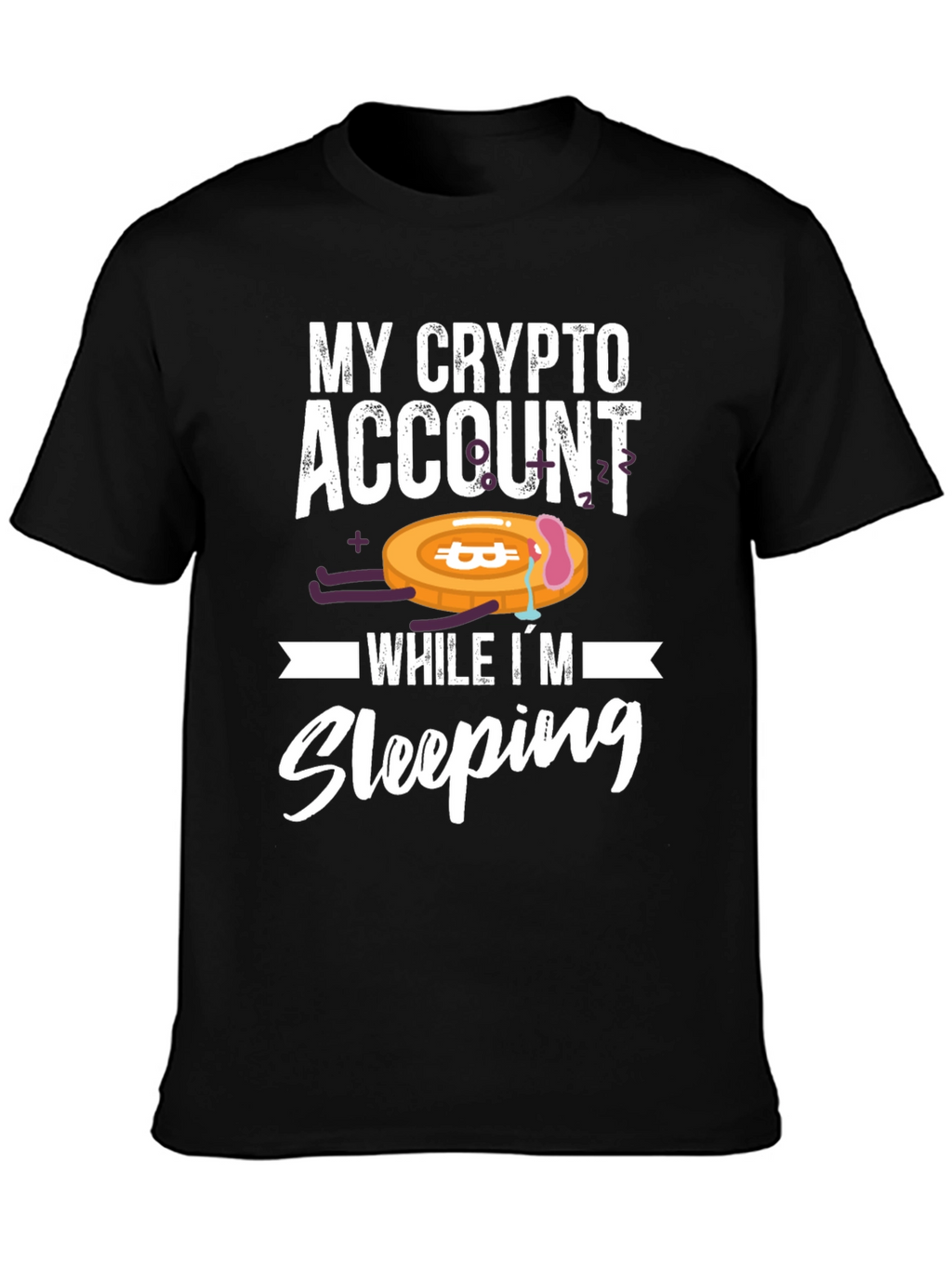 Crypto Account Sleeping T-Shirt
