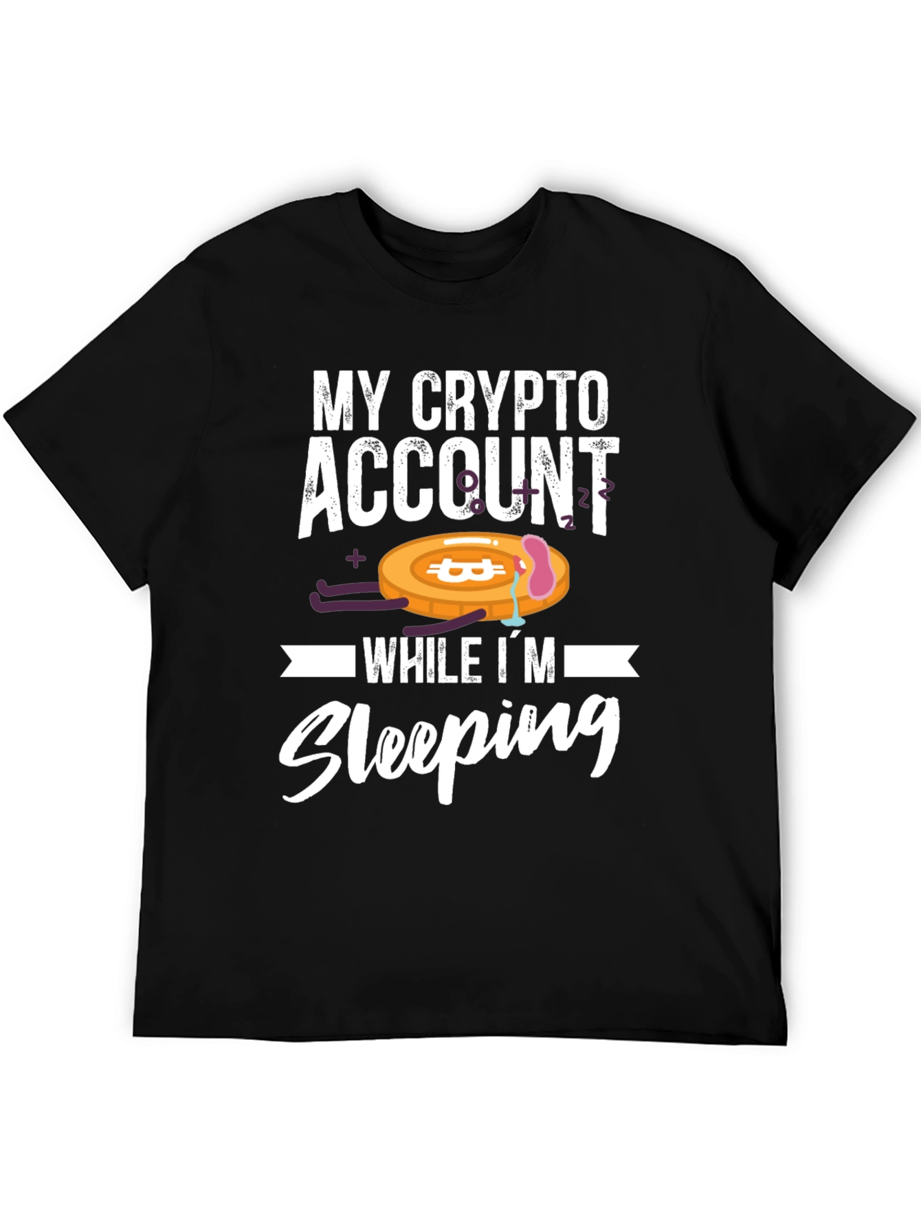 Crypto Account Sleeping T-Shirt