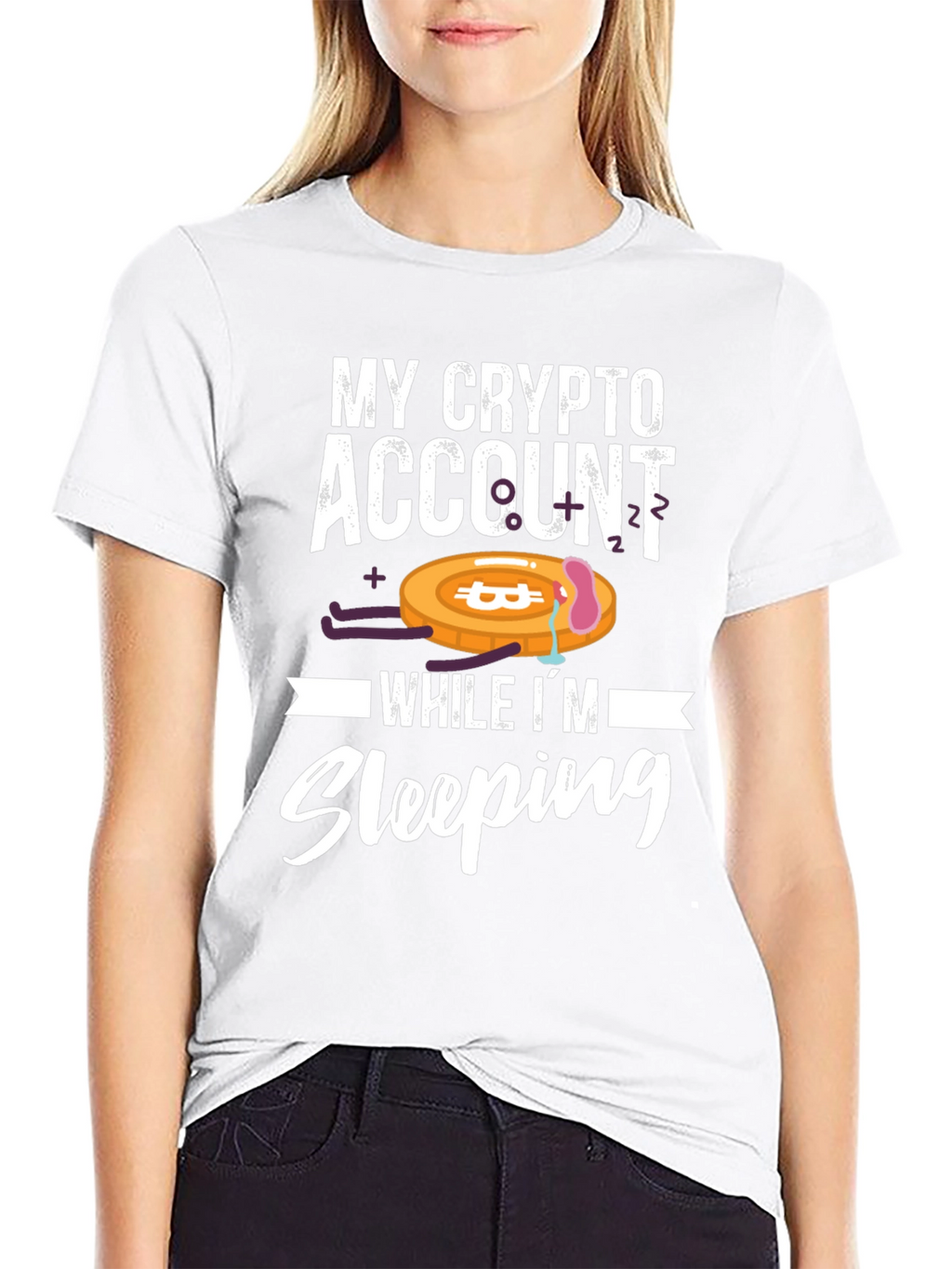 Crypto Account Sleeping T-Shirt