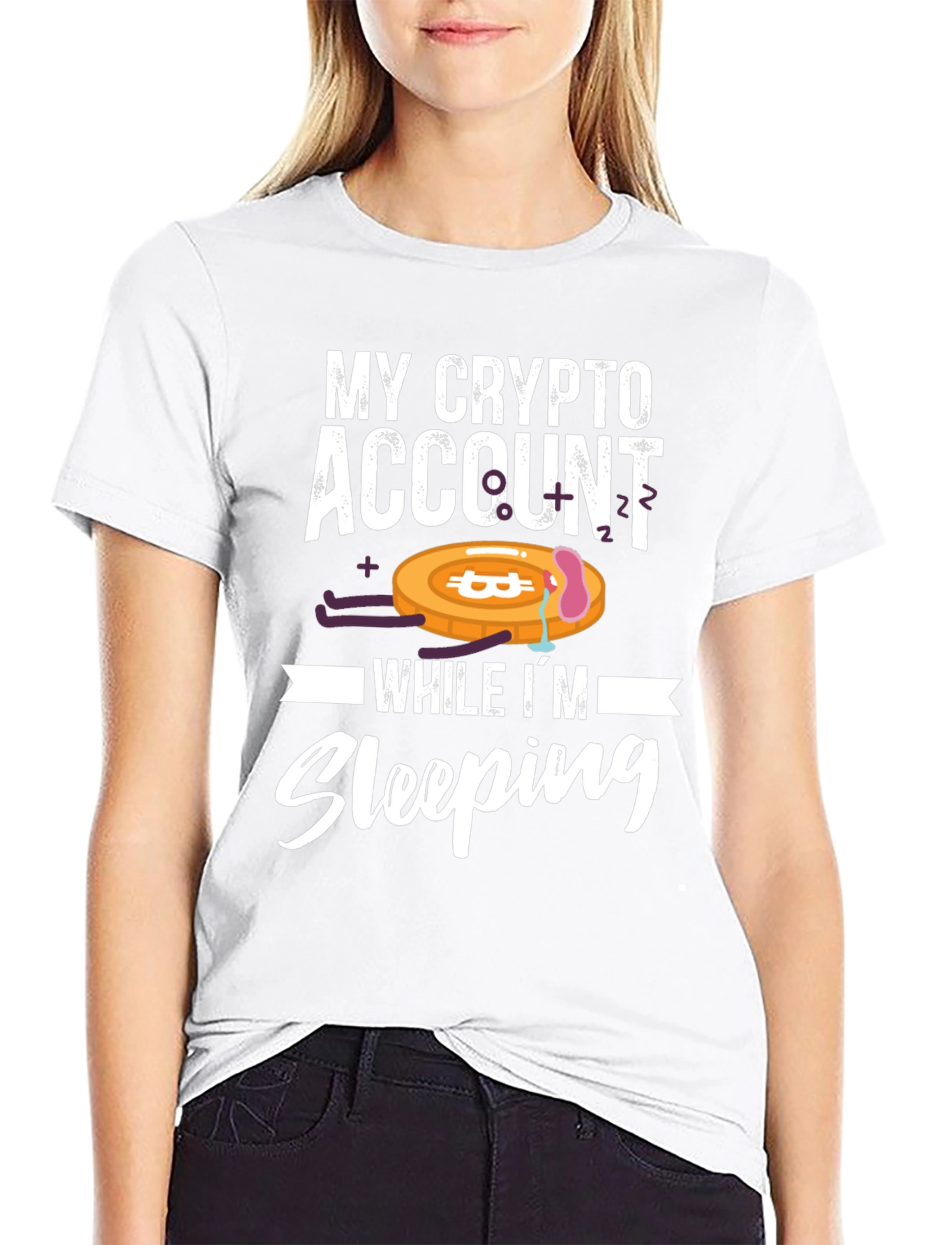 Crypto Account Sleeping T-Shirt