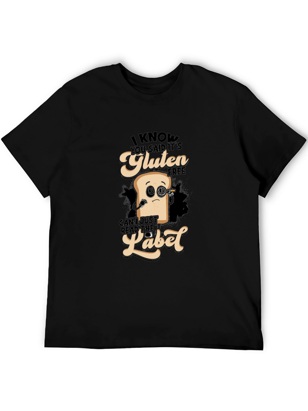 Gluten Free T-Shirt - Funny Foodie Tee