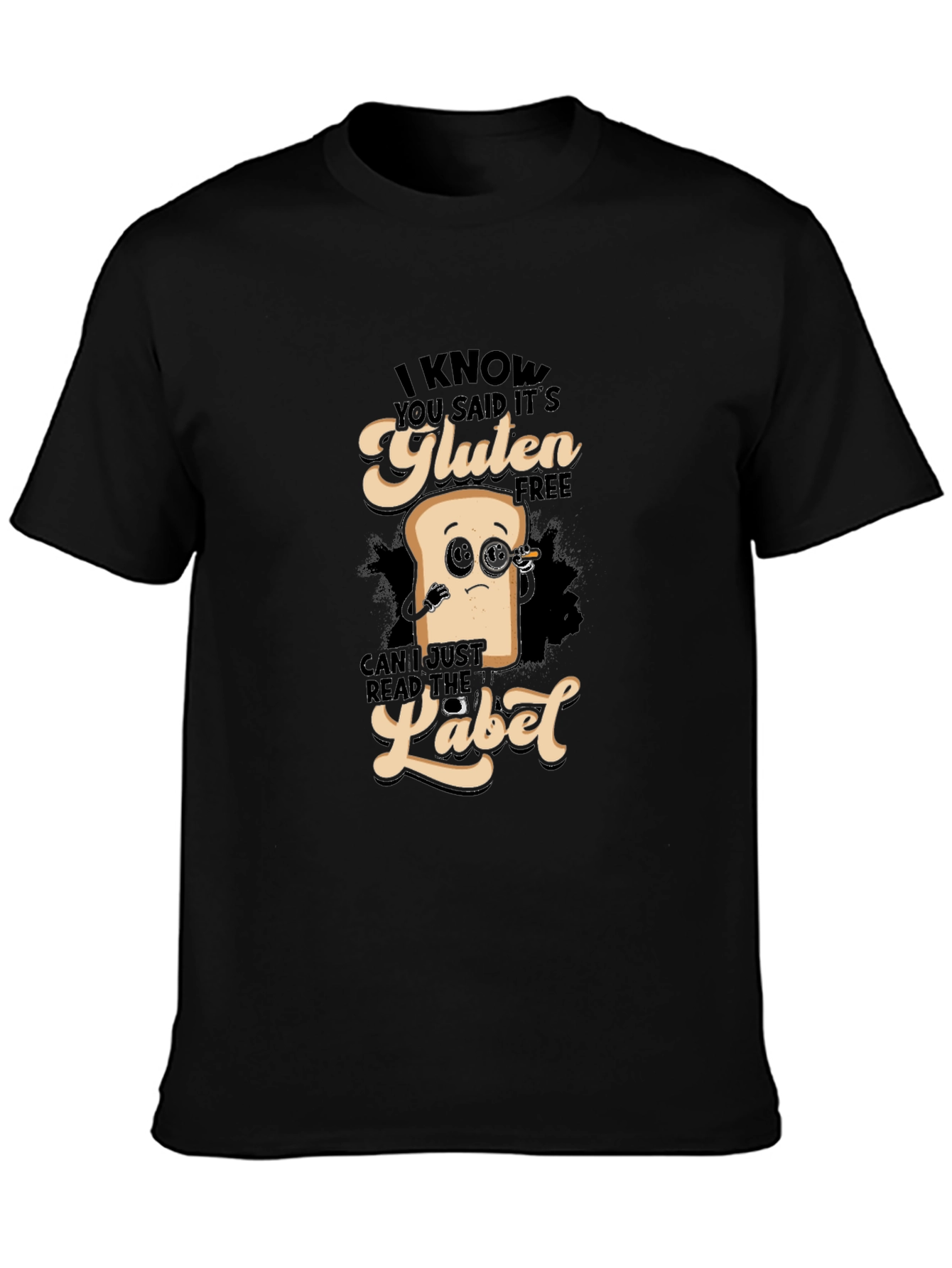 Gluten Free T-Shirt - Funny Foodie Tee