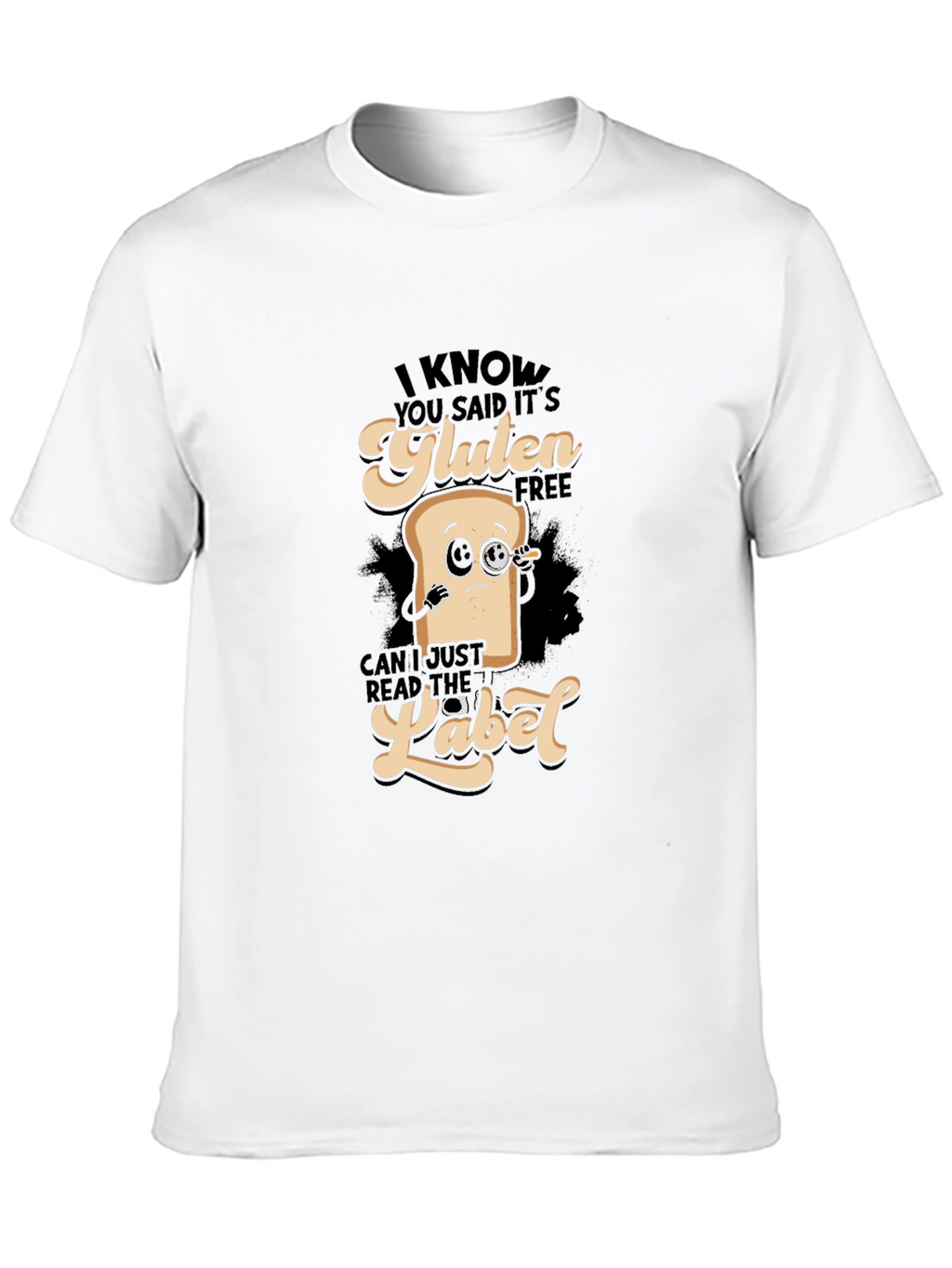 Gluten Free T-Shirt - Funny Foodie Tee