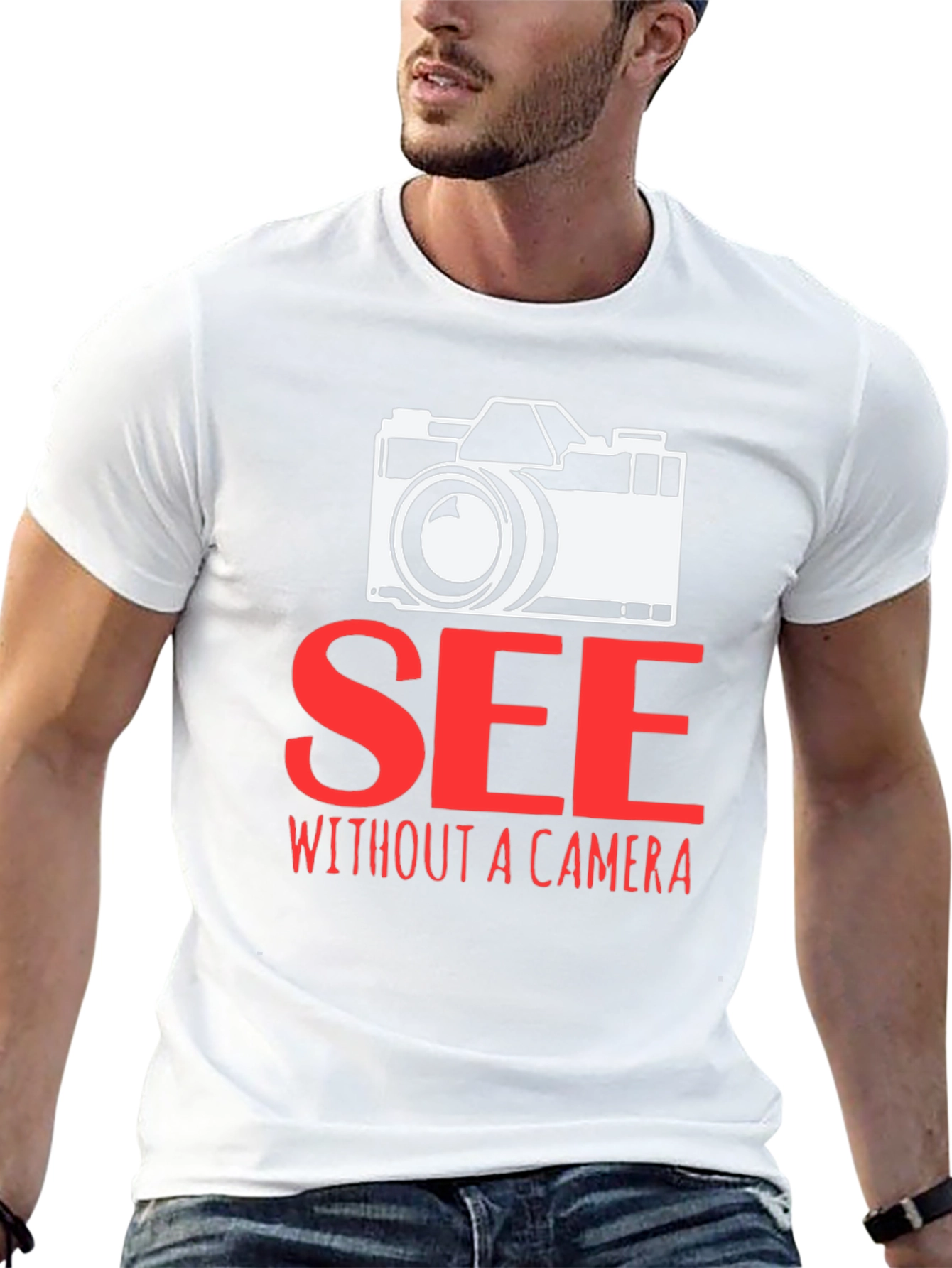 See Without a Camera Graphic T-Shirt