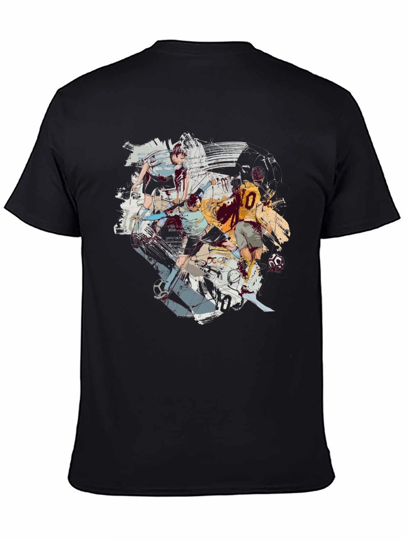 Soccer Art Black Tee