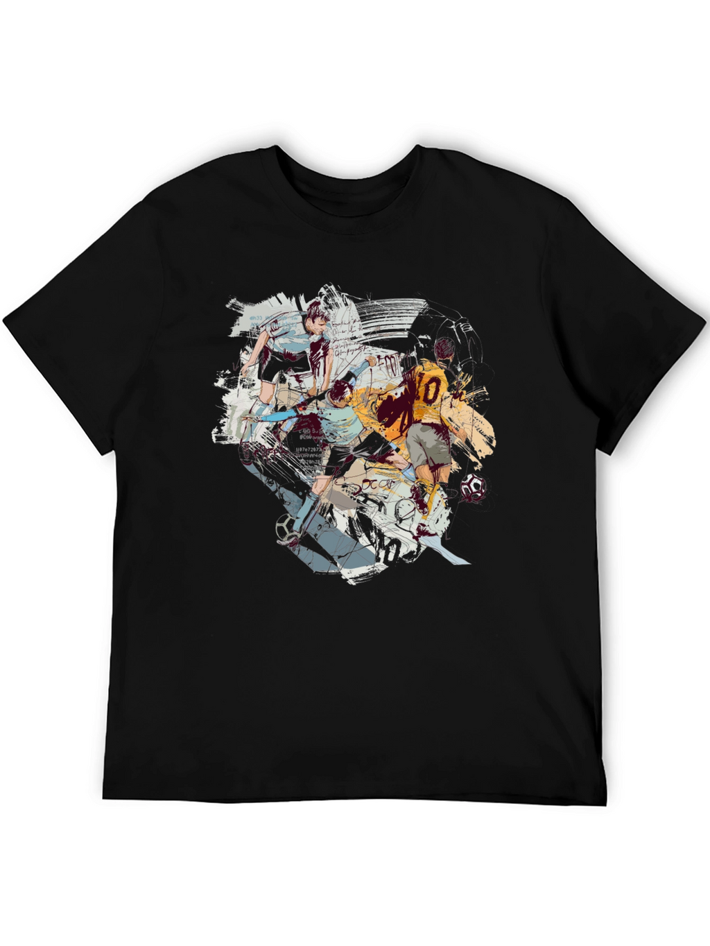 Soccer Art Black Tee