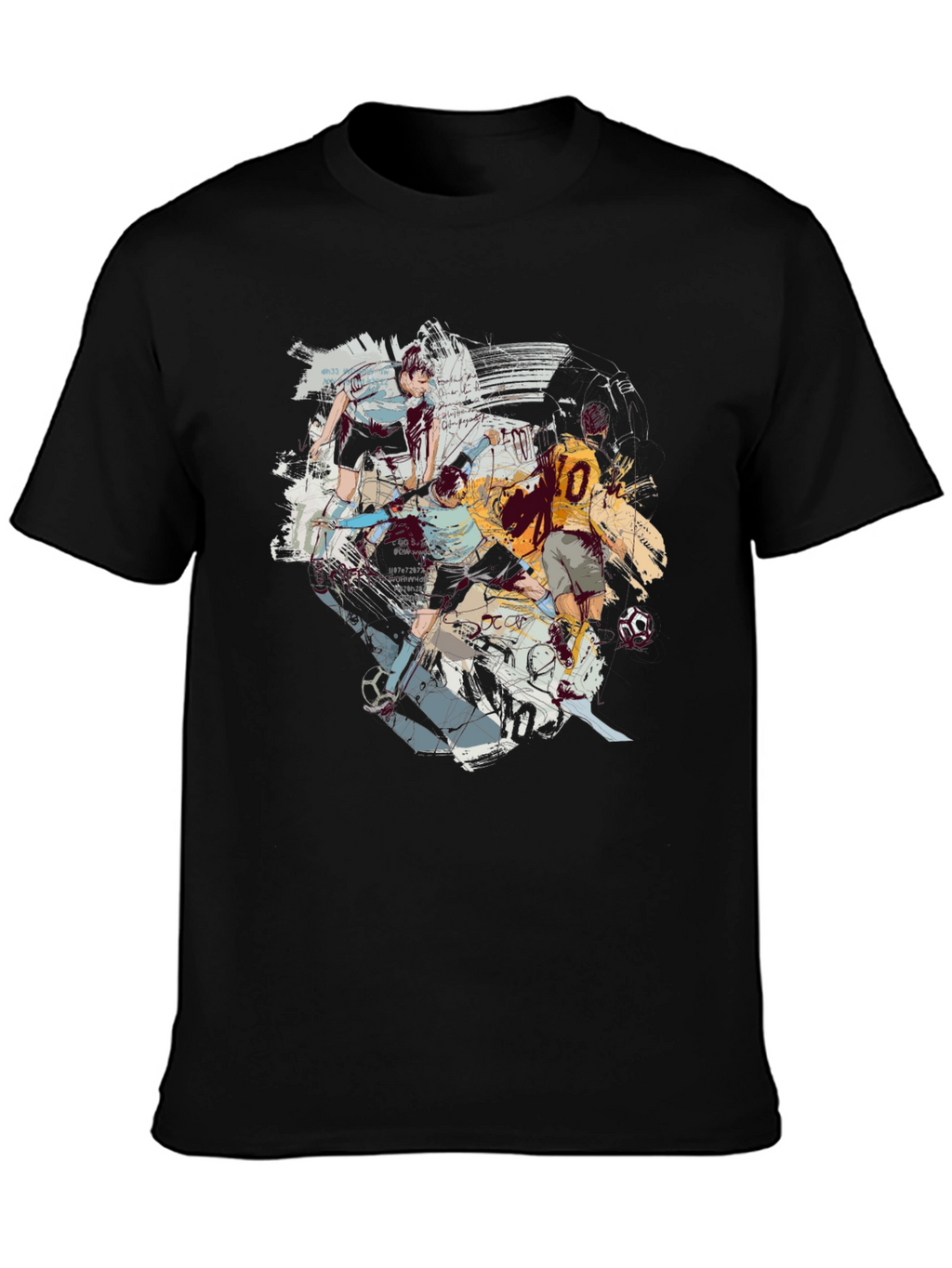 Soccer Art Black Tee