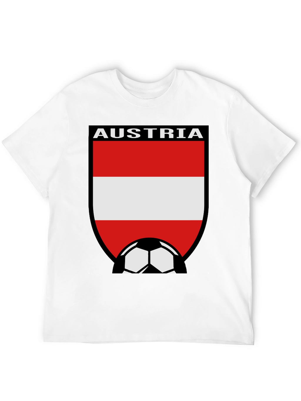 Austria Soccer Flag T-Shirt