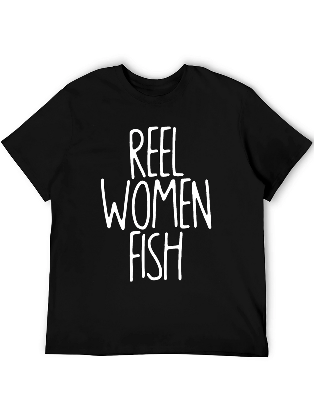 Reel Women Fish Graphic T-Shirt - Black