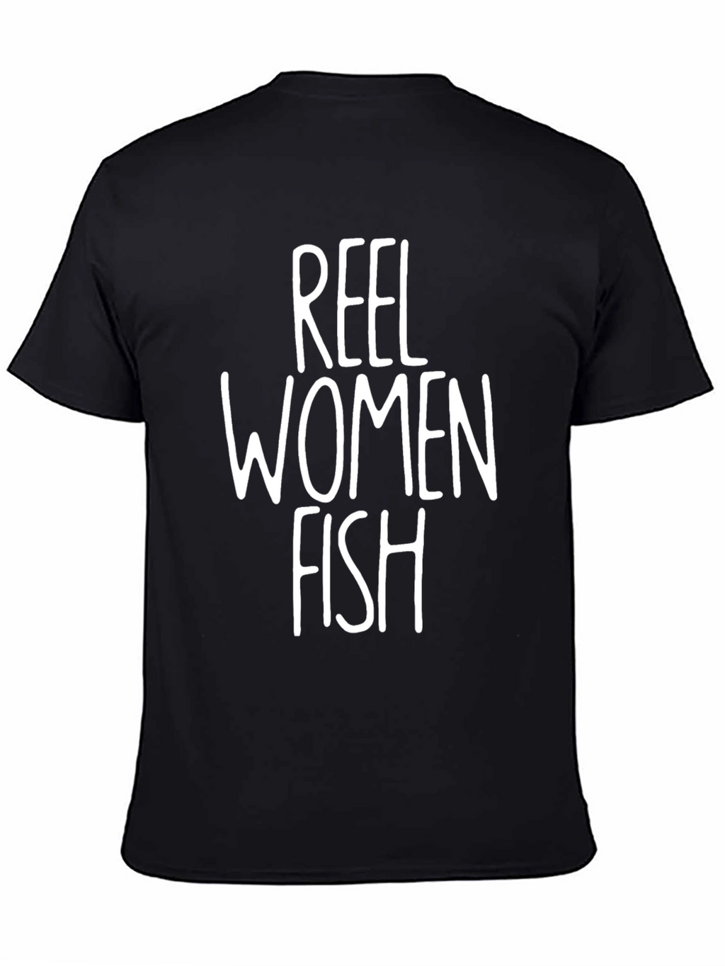 Reel Women Fish Graphic T-Shirt - Black