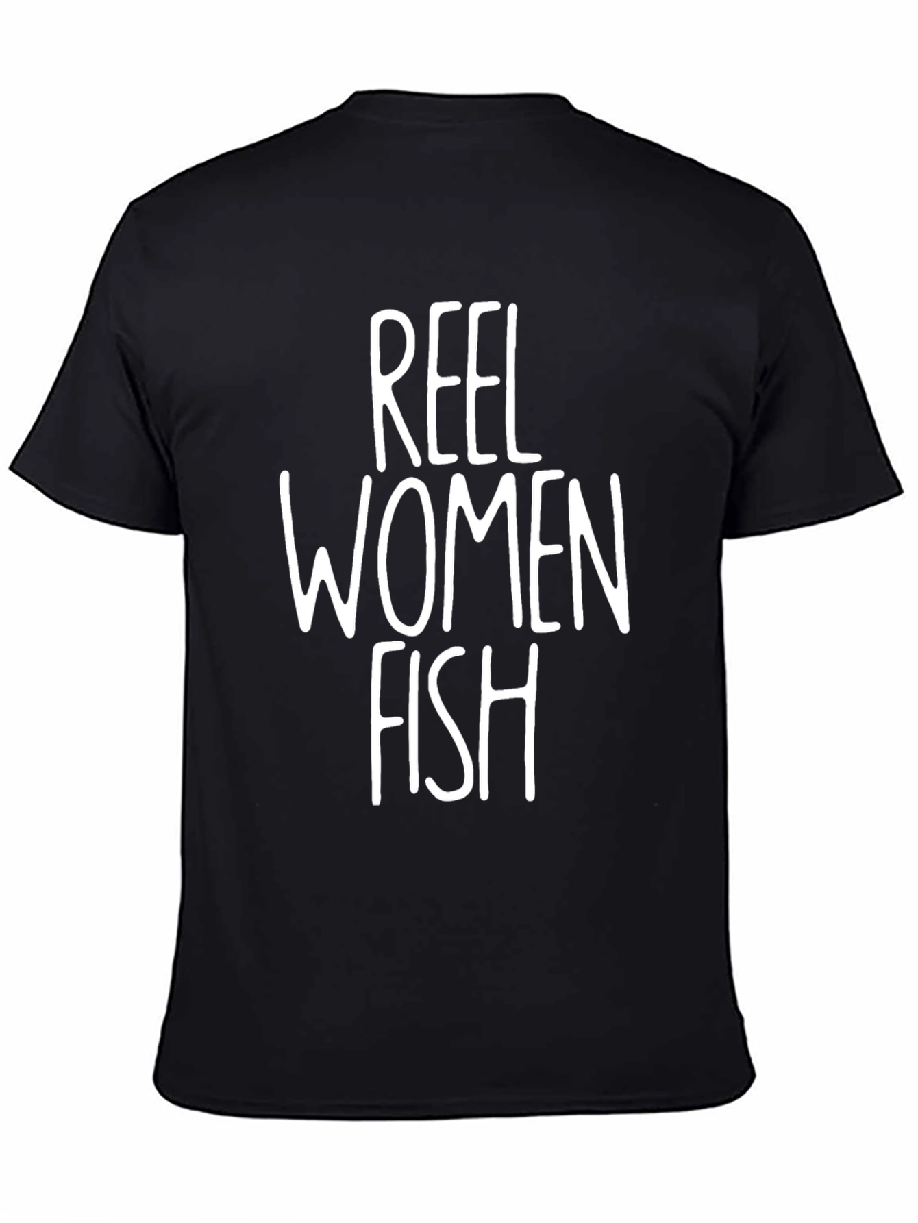 Reel Women Fish Graphic T-Shirt - Black