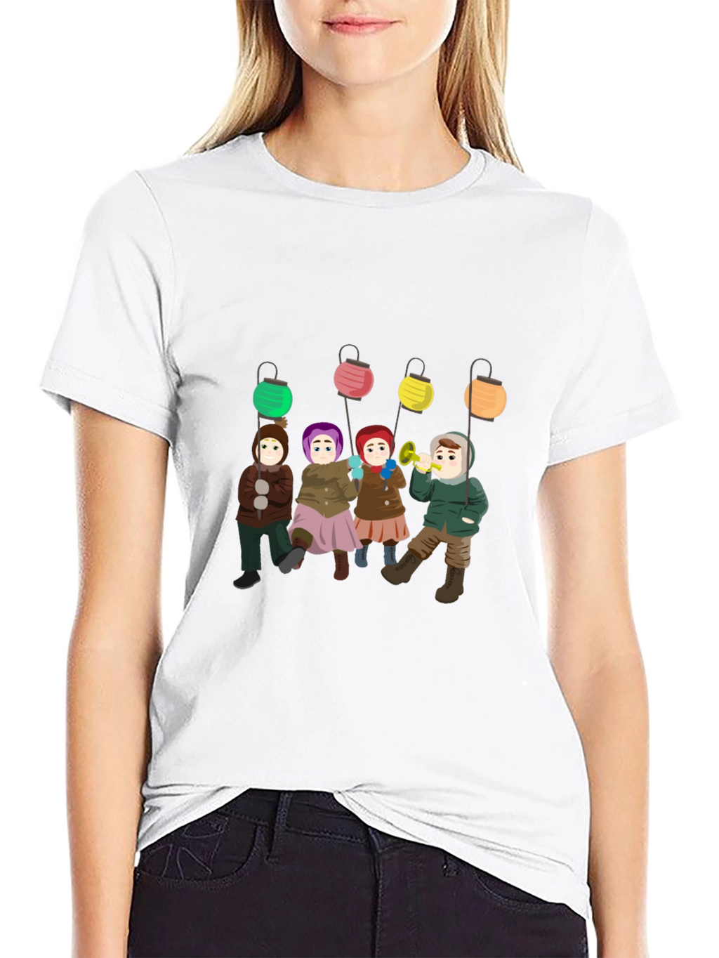 Winter Children Lantern T-Shirt