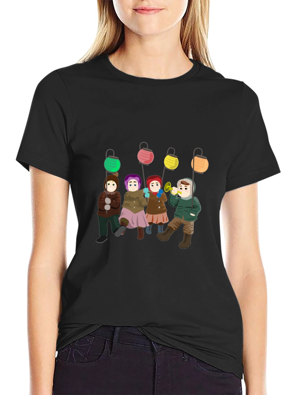 Winter Children Lantern T-Shirt