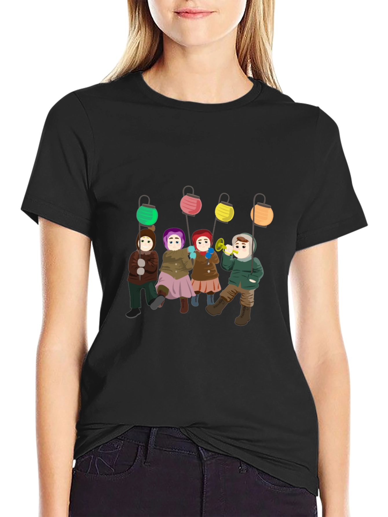 Winter Children Lantern T-Shirt