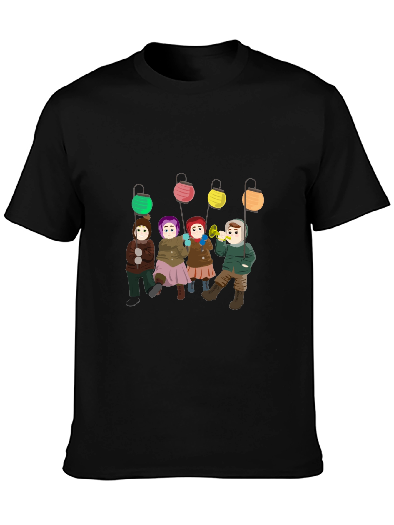 Winter Children Lantern T-Shirt