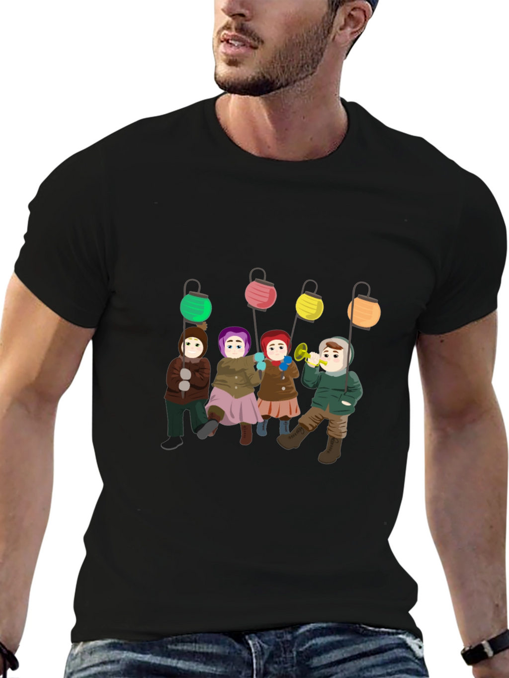 Winter Children Lantern T-Shirt