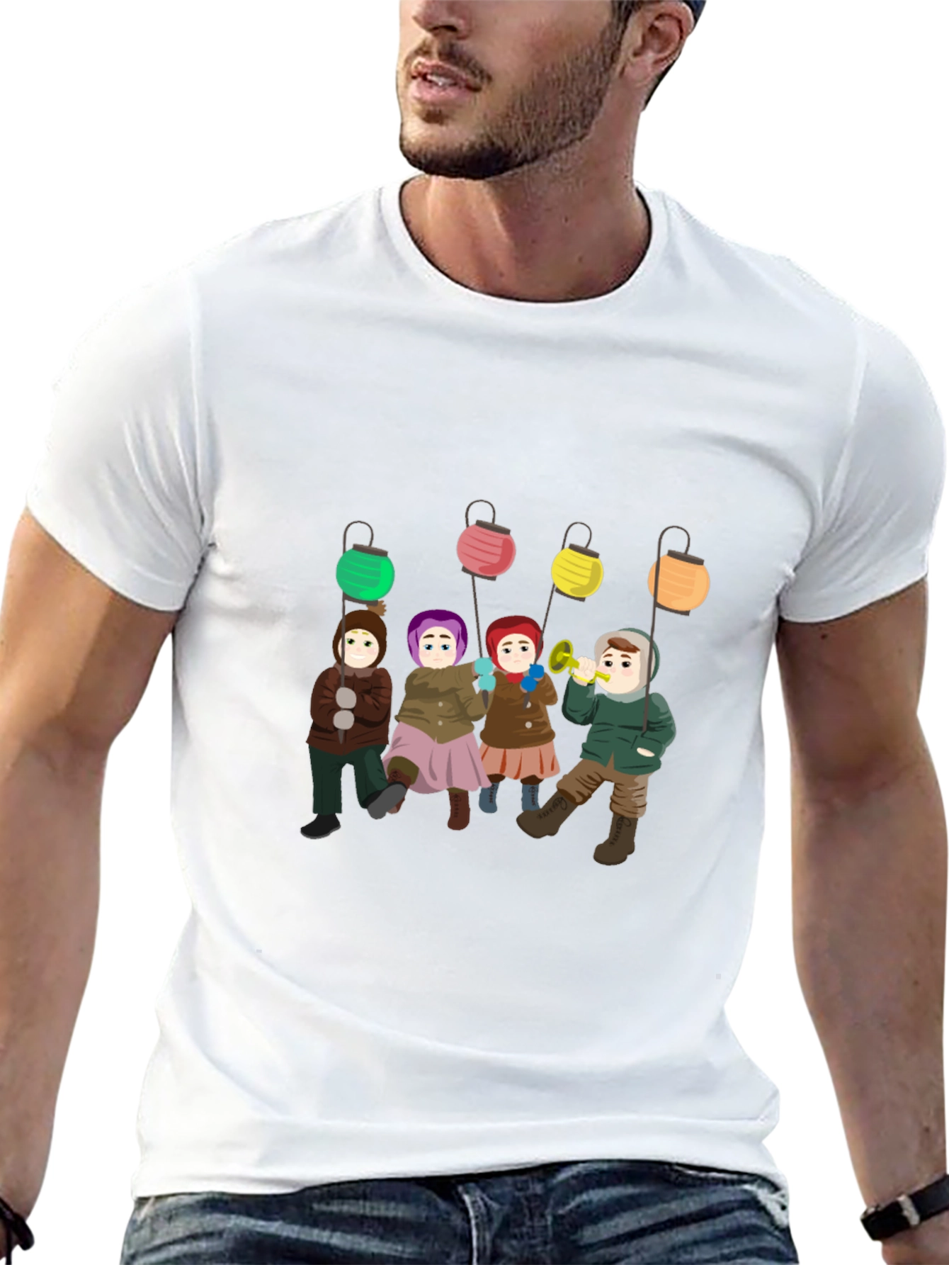 Winter Children Lantern T-Shirt
