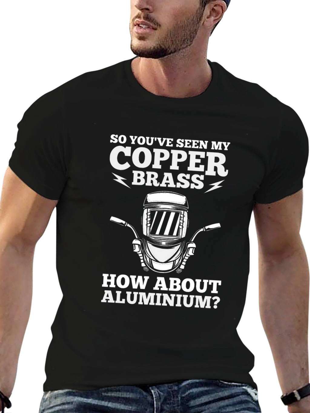 Welder Humor T-Shirt - Copper Brass Aluminium