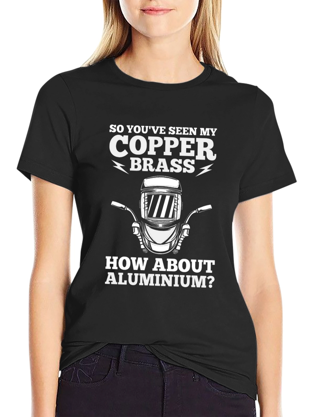 Welder Humor T-Shirt - Copper Brass Aluminium