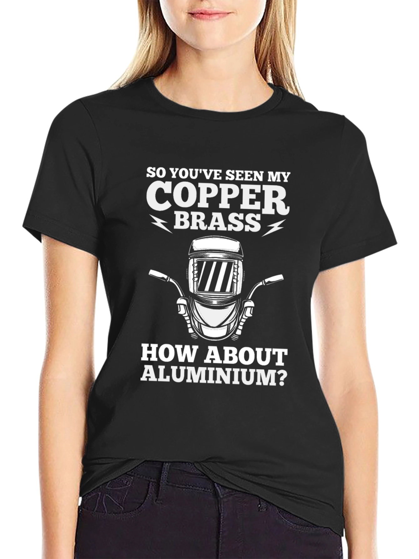 Welder Humor T-Shirt - Copper Brass Aluminium