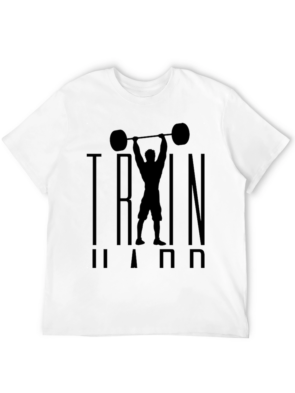 Train Hard Graphic Tee - Fitness Apparel