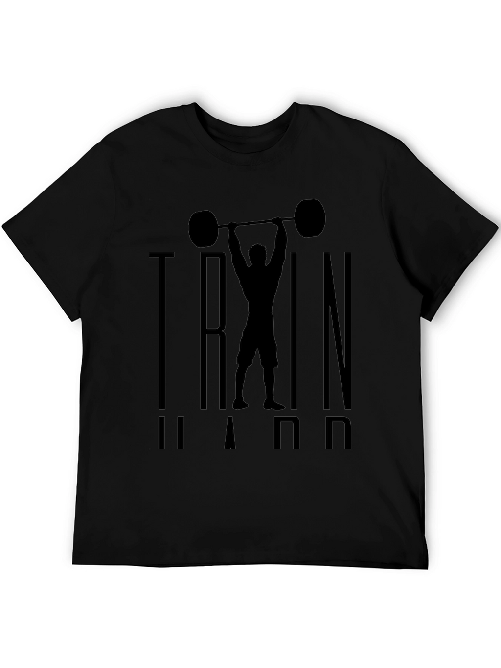 Train Hard Graphic Tee - Fitness Apparel