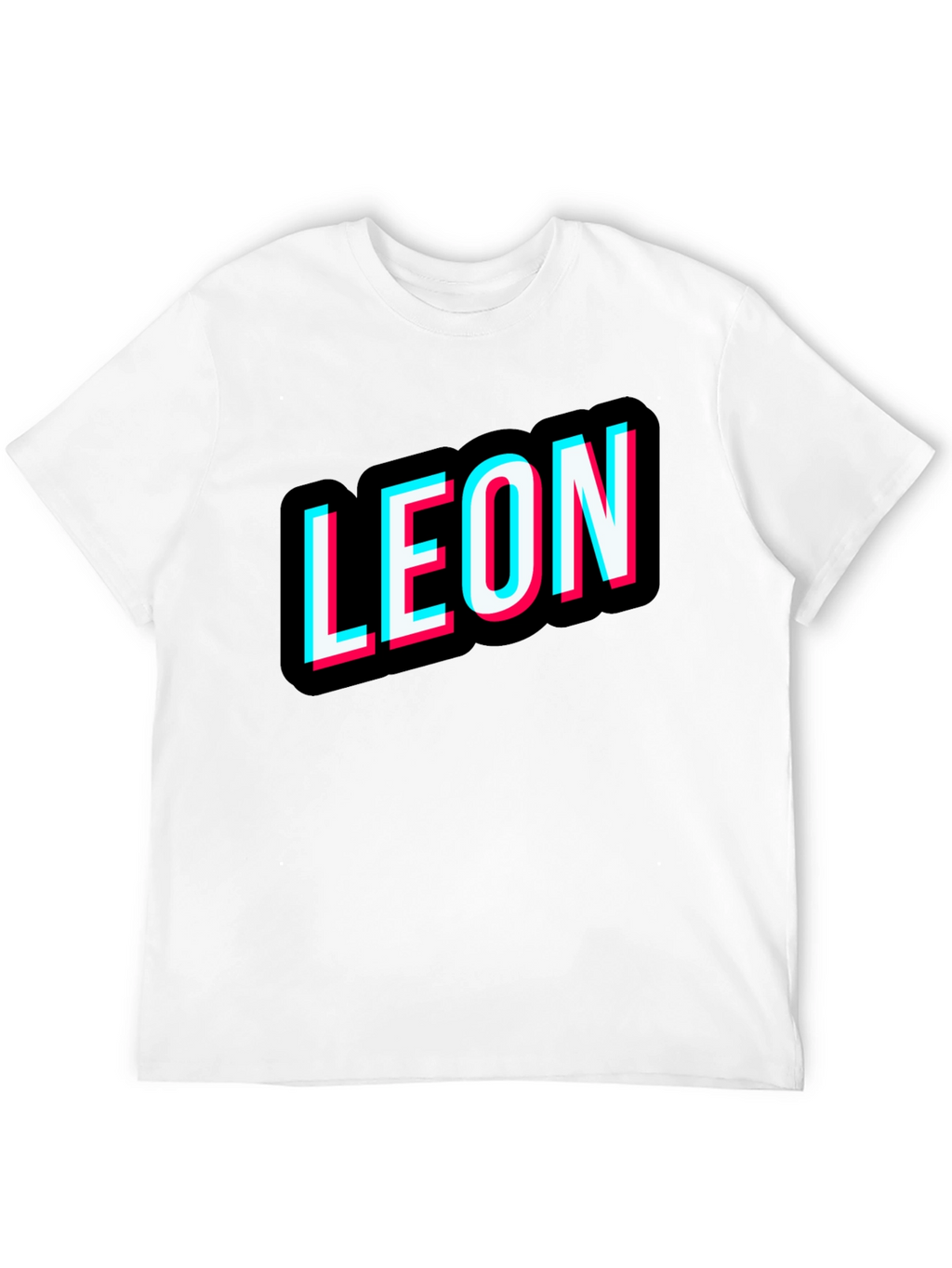 Leon T-Shirt Black Novelty Design Tee