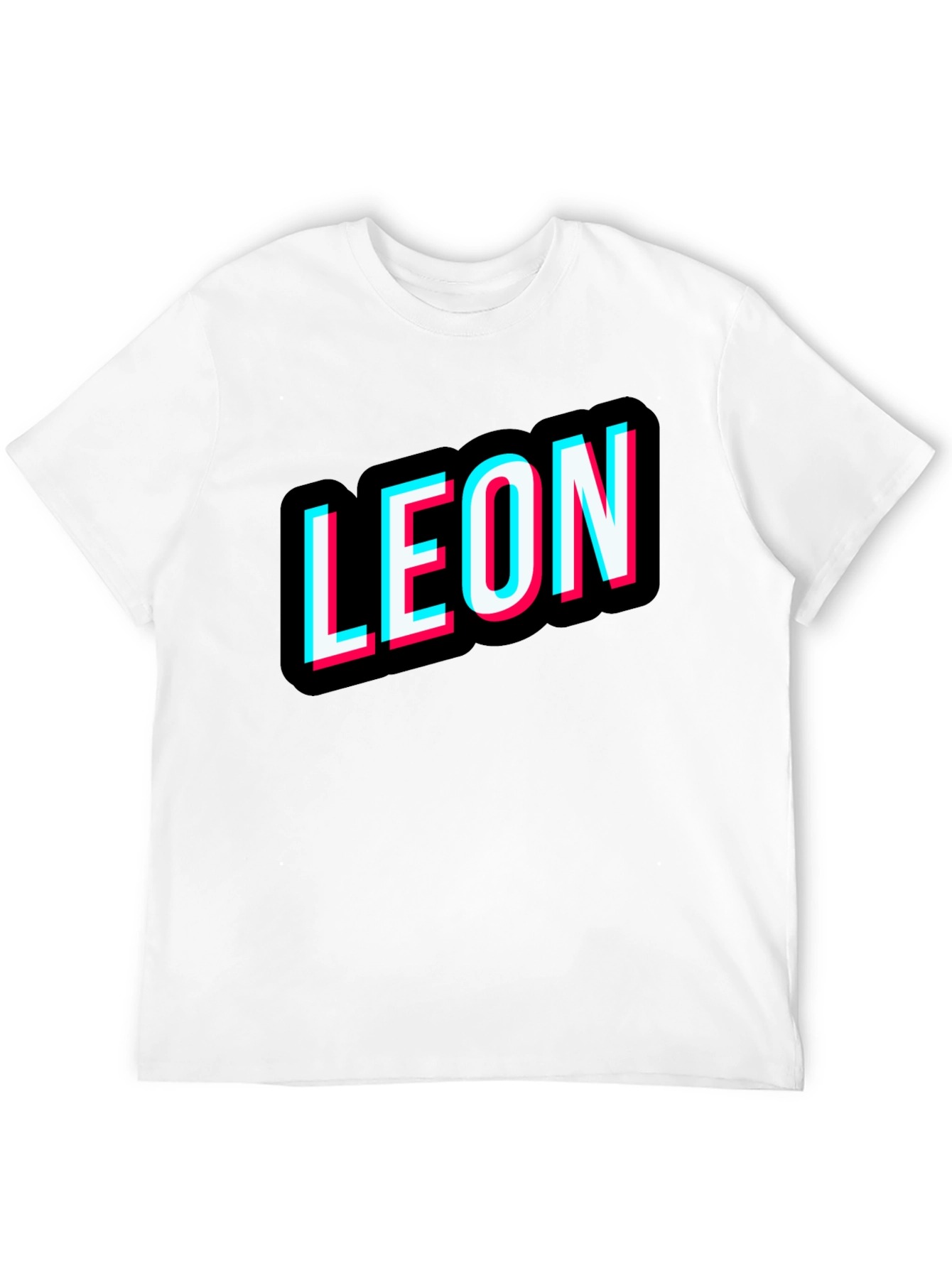 Leon T-Shirt Black Novelty Design Tee