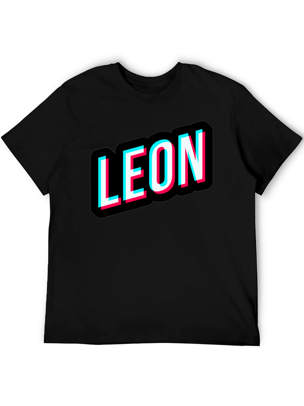 Leon T-Shirt Black Novelty Design Tee