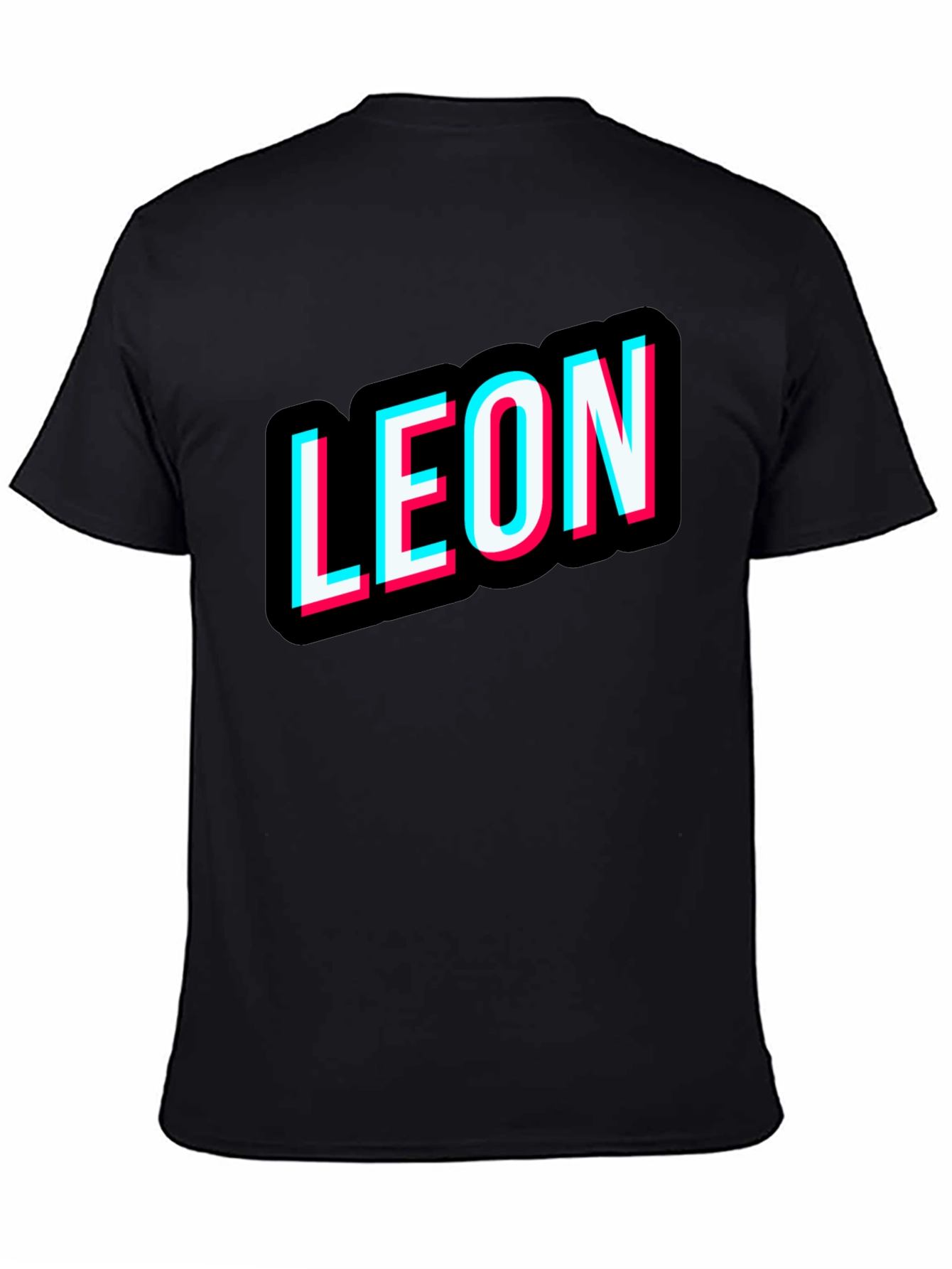 Leon T-Shirt Black Novelty Design Tee