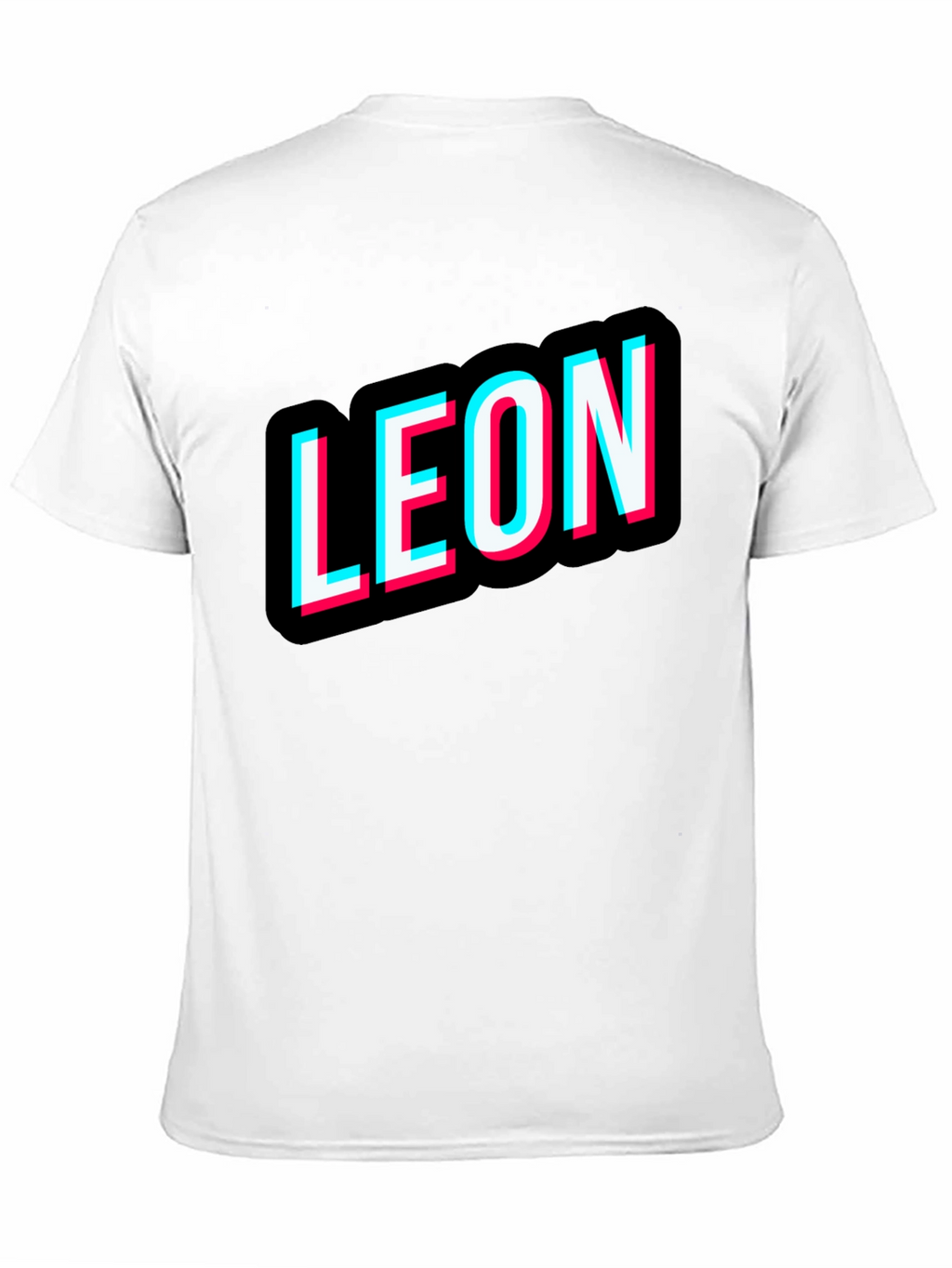 Leon T-Shirt Black Novelty Design Tee