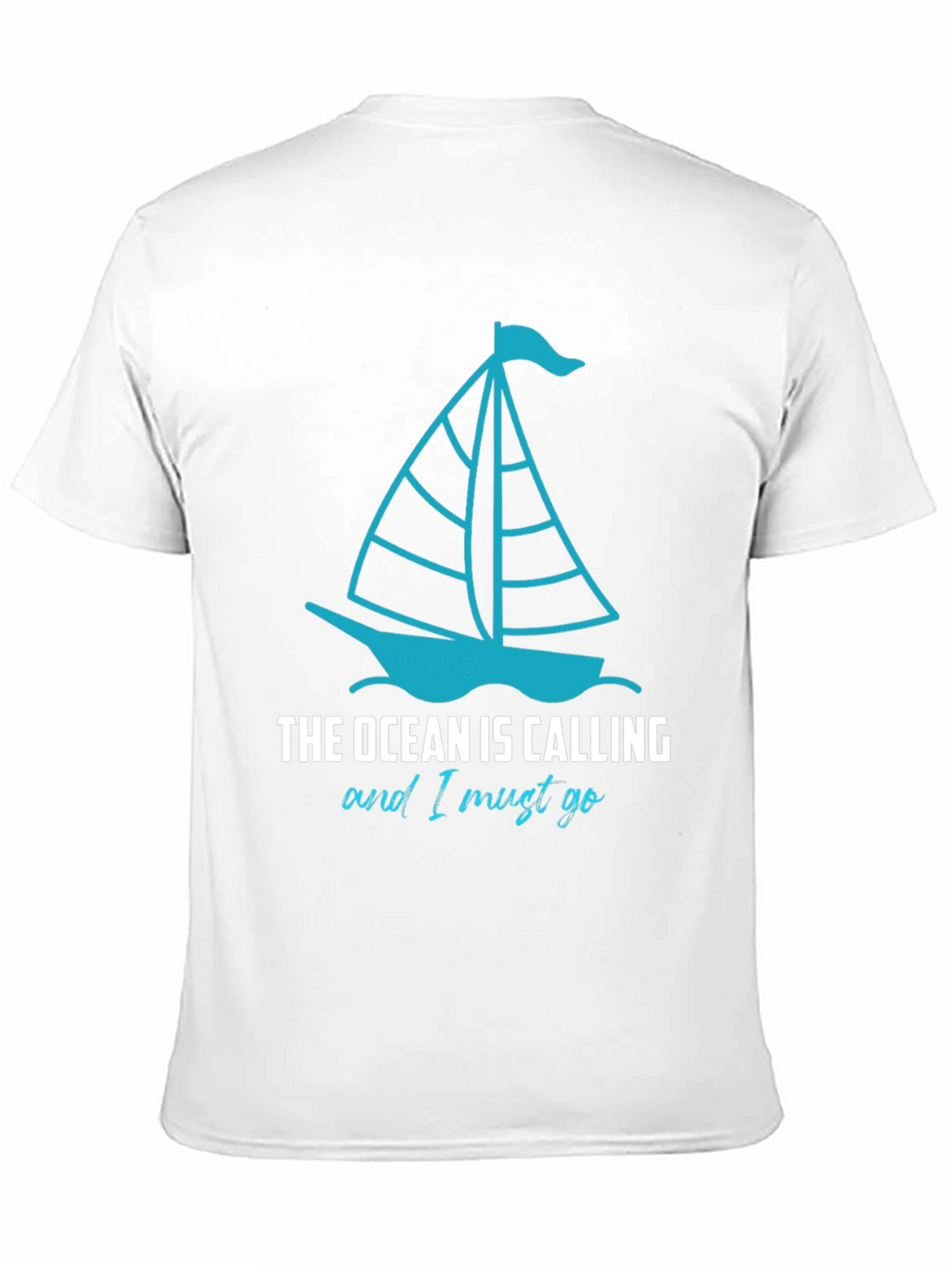 Ocean Calling Sailboat Graphic T-Shirt